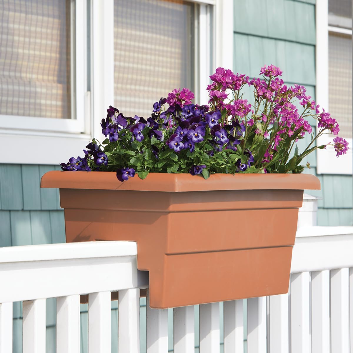 Root & Vessel Countryside Rail Planter, Terra, 24"