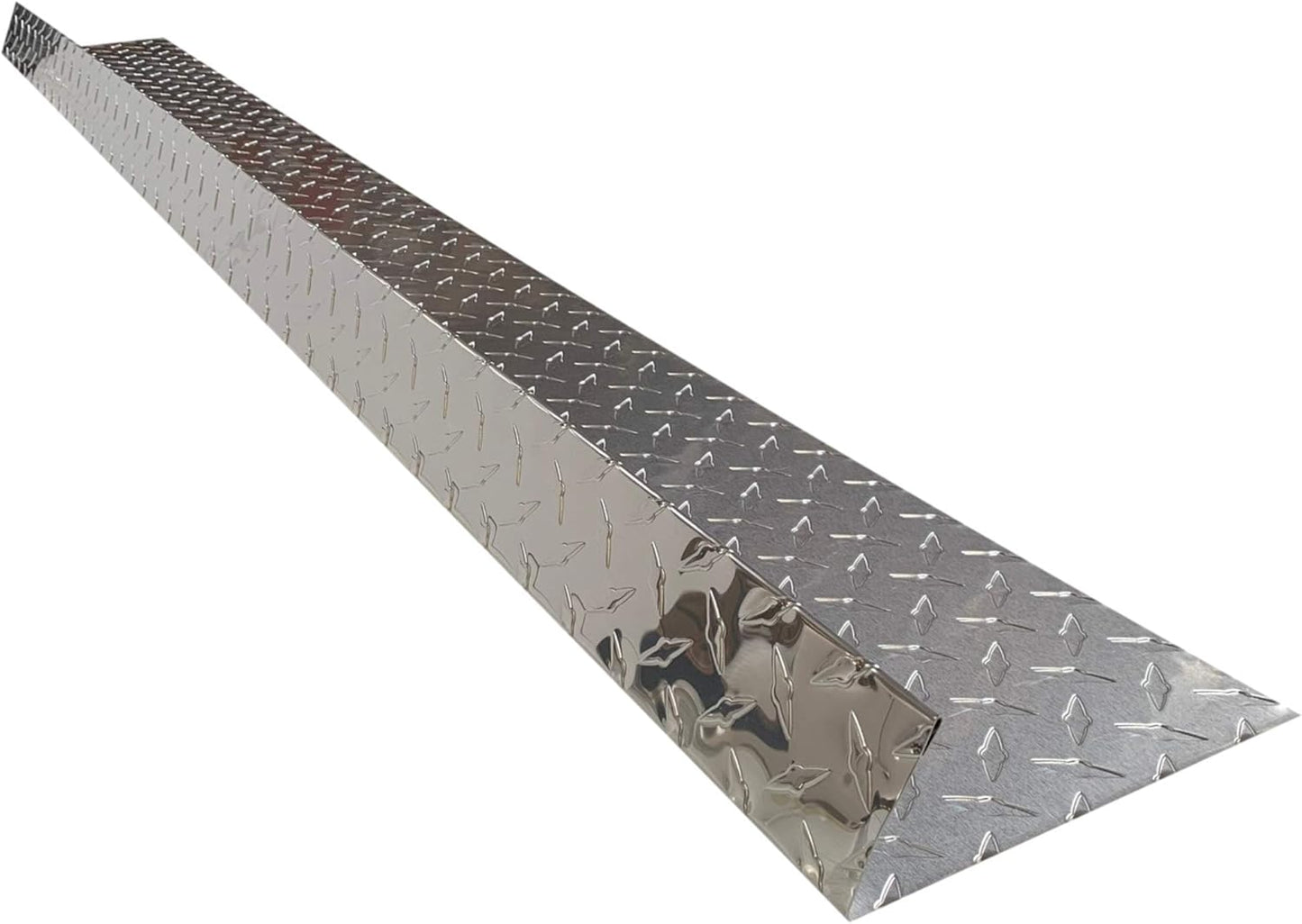 Eagle 1-26 Gauge 5 Foot Rain Diverter - Nails and Instructions Included (Mill Finish Aluminum, Copper, Galvanized, Stainless Steel & More) (3, Aluminum Diamond Plate - Silver)