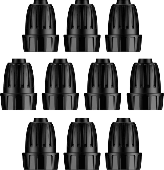 Pawfly 10 Pcs 1/2" to 3/4" Hose Adapter, 1/2 Inch Drip Irrigation Tubing to Faucet/Garden Hose Adapter, 3/4 Inch Garden Faucet Connectors, 3/4" FHT to 1/2" Drip Irrigation Fittings