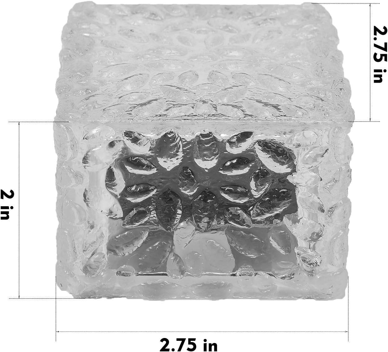 Solar Brick Lights-Outdoor Solar Lights for Yard-Solar Brick Landscape Path Light 3 Pack LED Light Brick Garden Decor for Pathway Patio Walkway Backyard Decoration