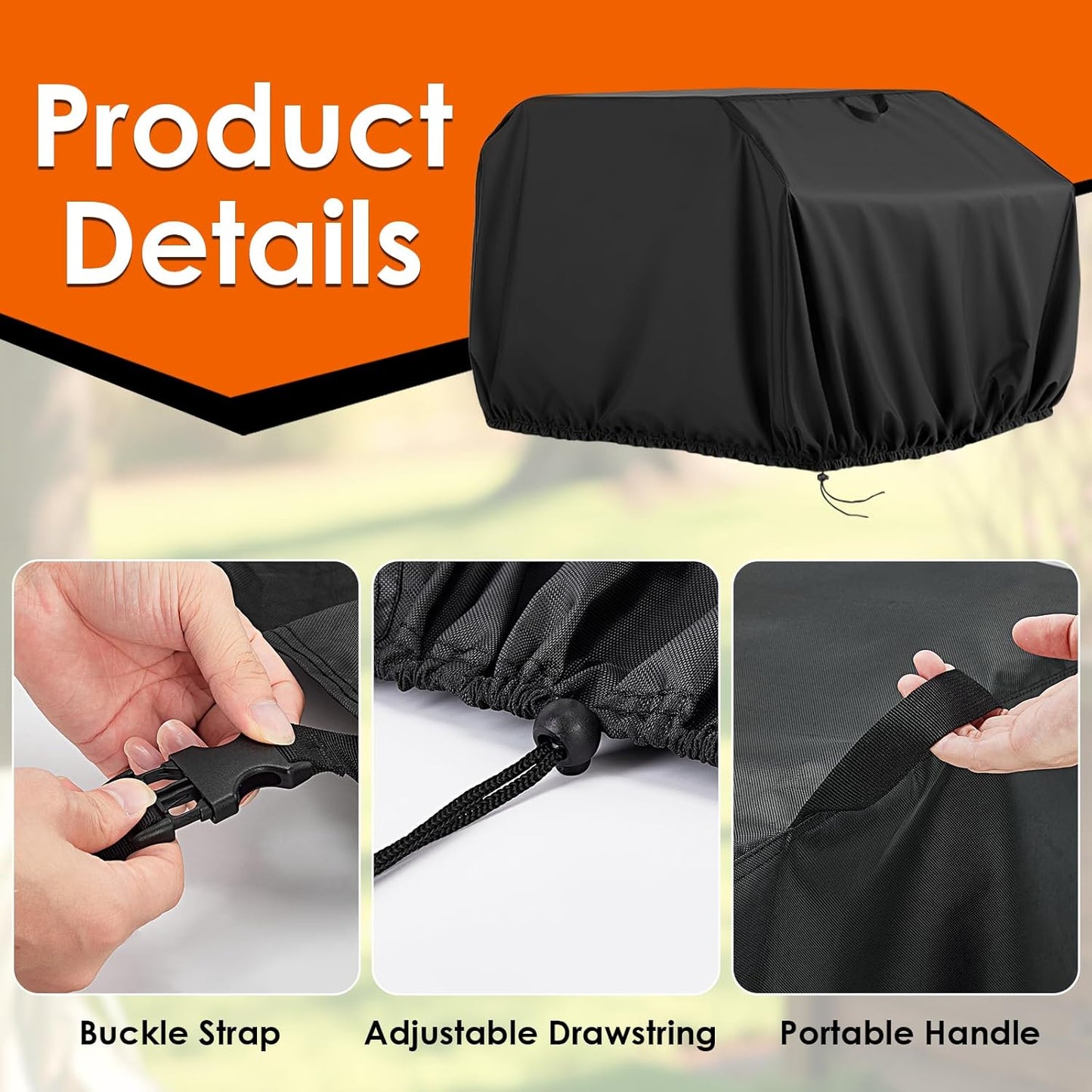 Pizza Oven Cover for Nexgrill Ora 16,TwoPone Waterproof Pizza Oven Accessories Carry Cover for Outdoor