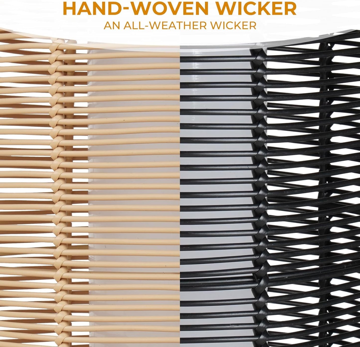 Solar Yard 2-Pack Outdoor Solar Lantern Lamp, Water-Resistant Boho Lights for Outside Hanging Lantern Table Lights Decoration for Garden, Patio, Porch, Trees, Pathway, Black and Natural