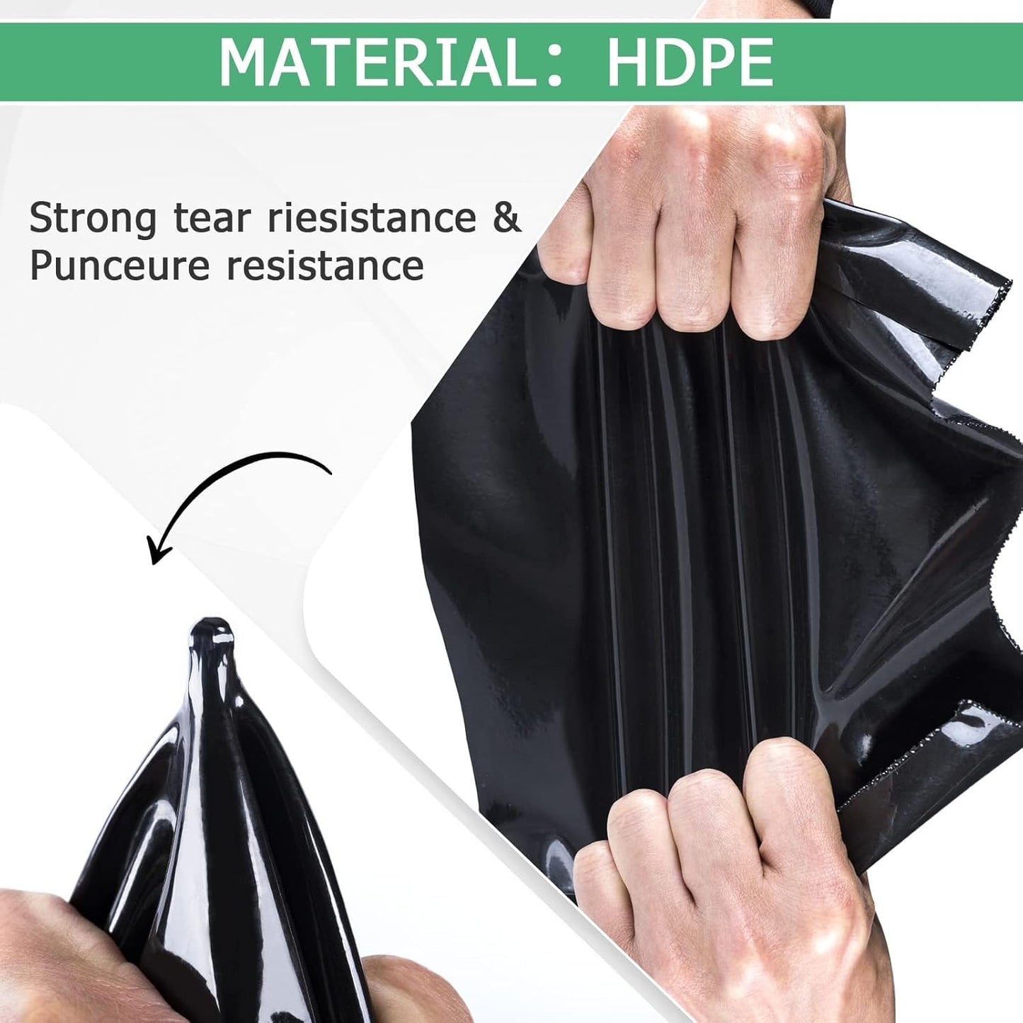 MYFAMIREA 10 FT x 13 FT Pond Liner, 20 Mil HDPE Pond Liner, Sun Resistant Preformed Easy Cutting Pond Liner Underlayment for Fish Koi Ponds, Garden Fountain, Waterfall Fish Pond