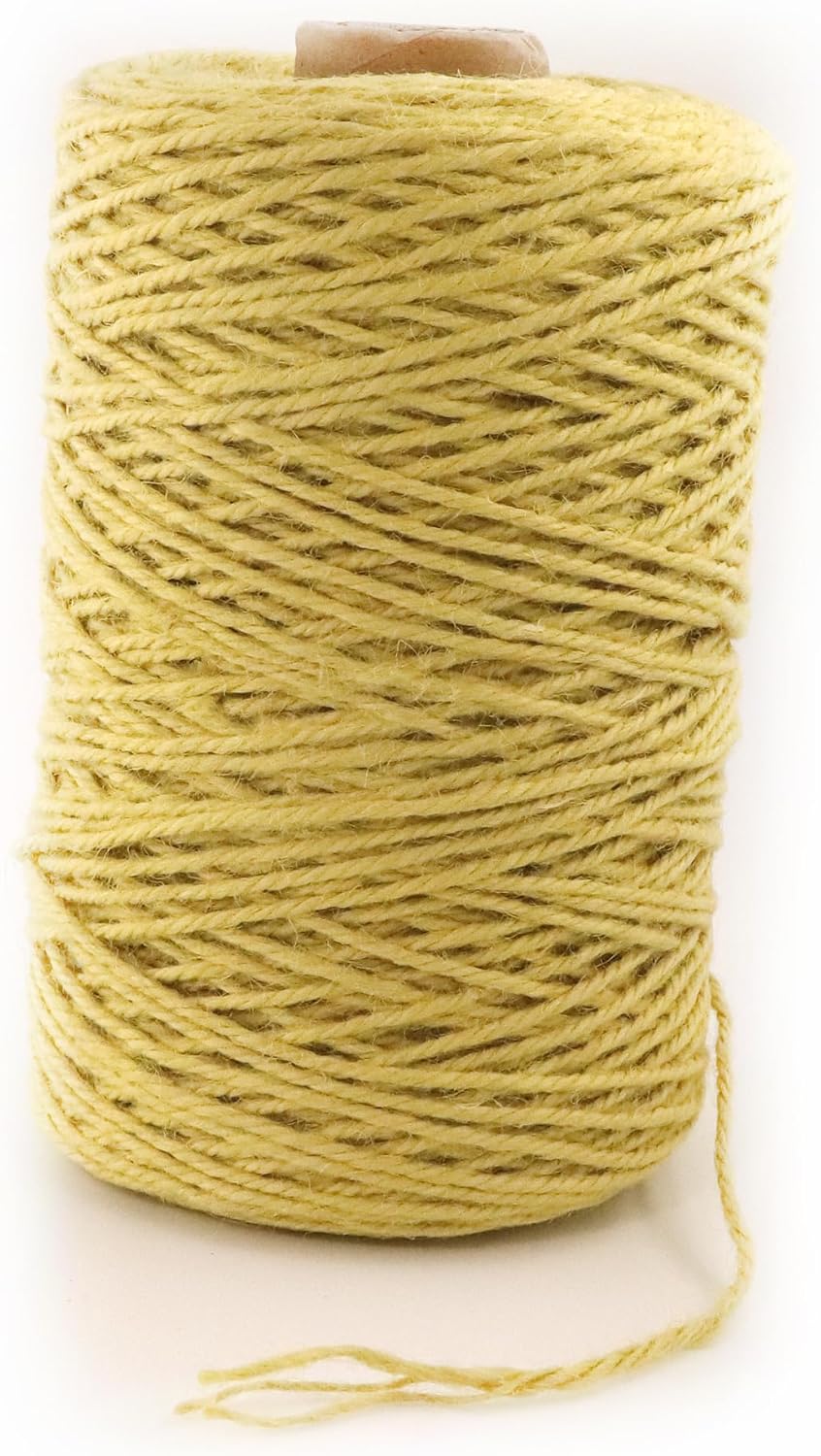 3mm x 1000 Feet Yellow Jute Rope, Twine for Gardening Tomato Climbing Plant Tie Floristry Crafts Gift Wrapping Packing Decor