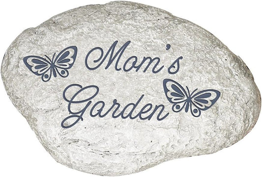 GiftsForYouNow Butterfly Personalized Garden Stone, 11.5” W x 8.25” H x 2.5" D, Resin