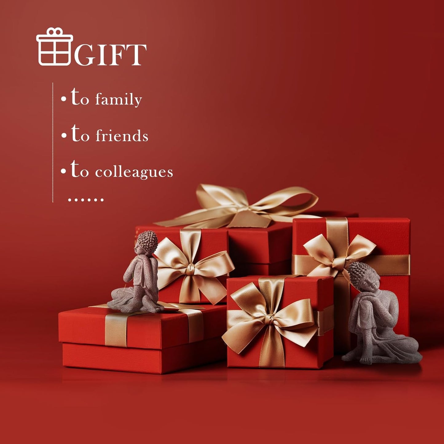 Little Buddha Statue for Home - Handmade Stone Meditation Sitting Buddha Figurine, Buddah, Buda, Budda, Baby Buddha Statue Indoor/Outdoor, Buddha Decor & Gifts, Buddhas, Buddha Sculpture