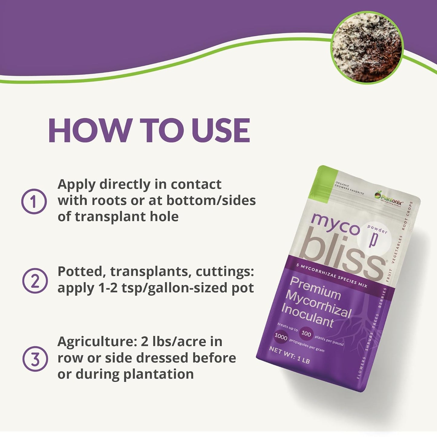 Myco Bliss Granular (200 g) - Mycorrhizal Fungi for Plants - 5 Strain Mycorrhizal Inoculant with 1000 Propagules Per Gram - Highly Concentrated Mycorrhizae for Plants, Potting Soil, & Garden Soil