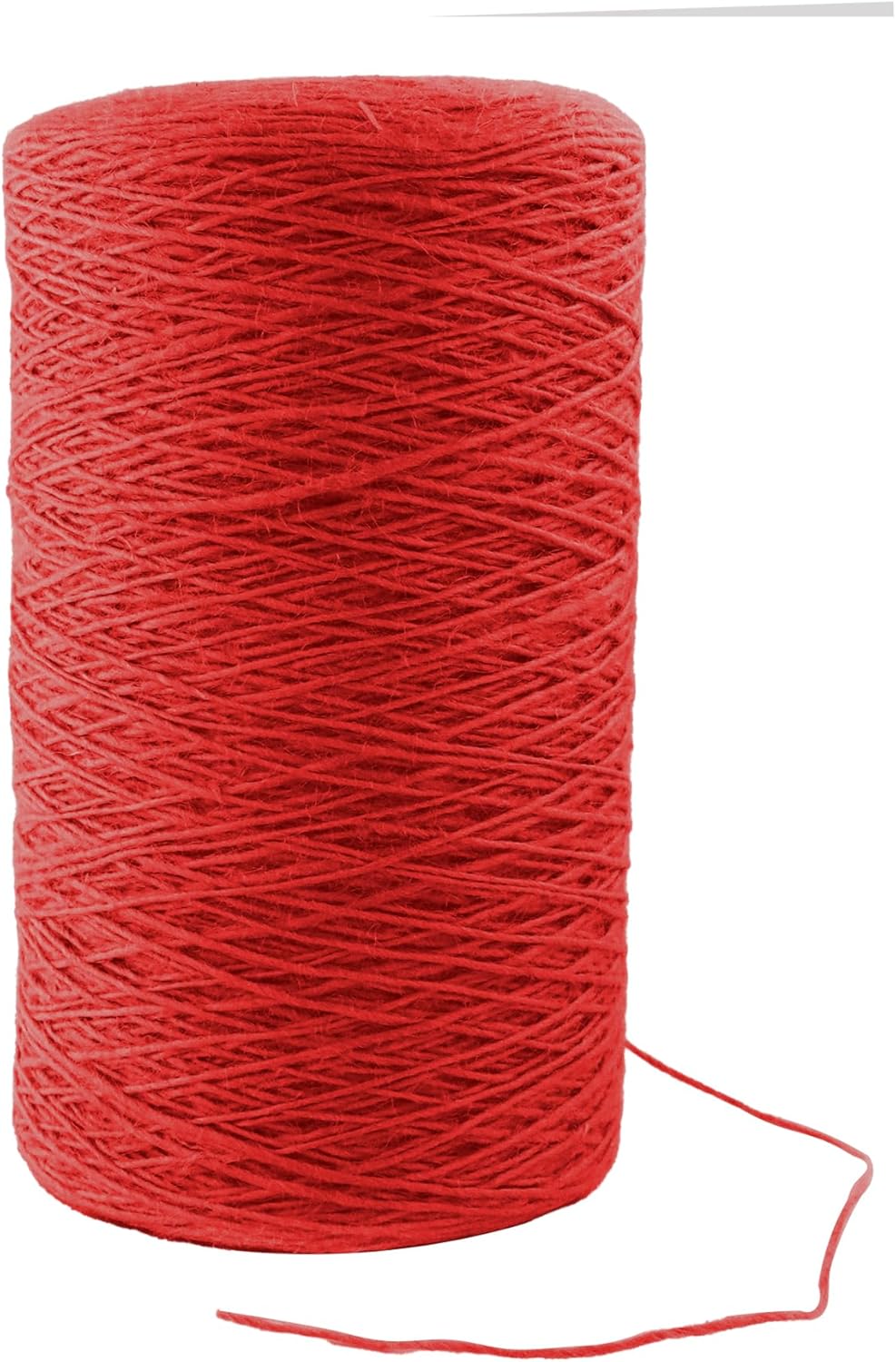 1mm x 1500 Feet Red Jute Rope, Twine for Gardening Tomato Climbing Plant Tie Floristry Crafts Gift Wrapping Packing Decor