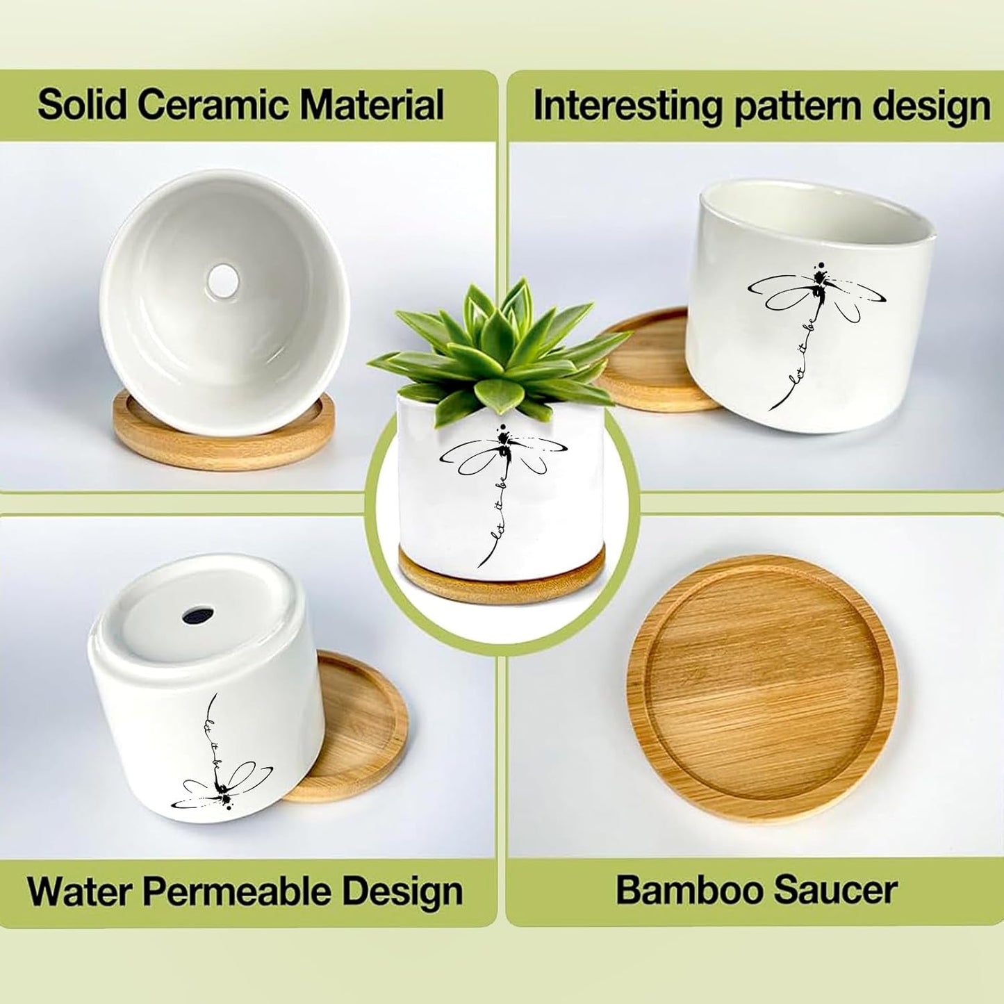 Window Garden Dragonfly Planter Pots,Dragonfly Gifts for Women/Men/Housewarming/Wedding/Festival Birthday Gifts Planter Pots,Outdoors/Indoors,Window Decor,Garden Decor,Yard Decor,Home Decor,Office