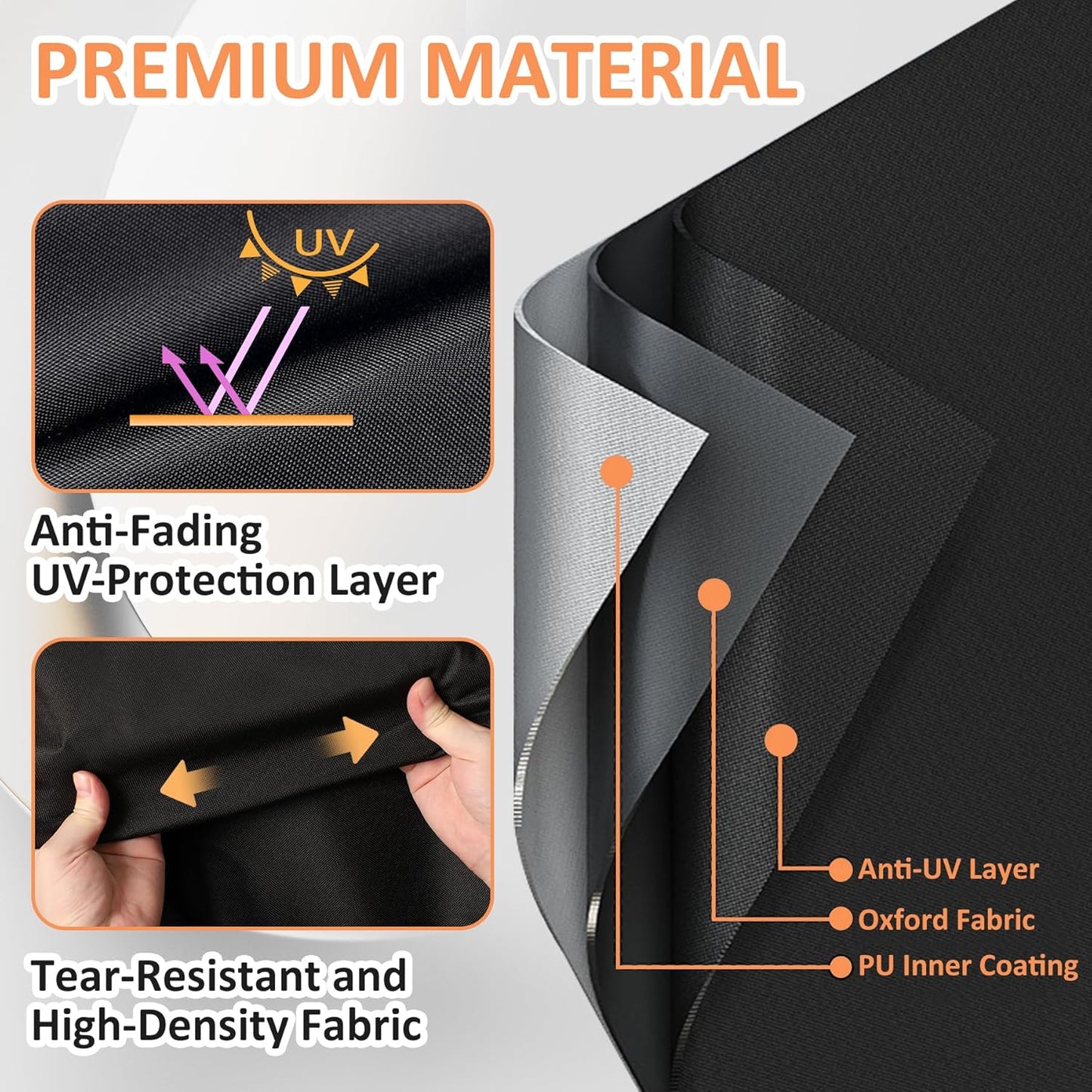 Pizza Oven Cover for Gozney Arc, Arc XL, Dome, Dome S1 Pizza Oven with Stand, Full Length Waterproof Dustproof Pizza Oven Cover, Outdoor Oven Accessory