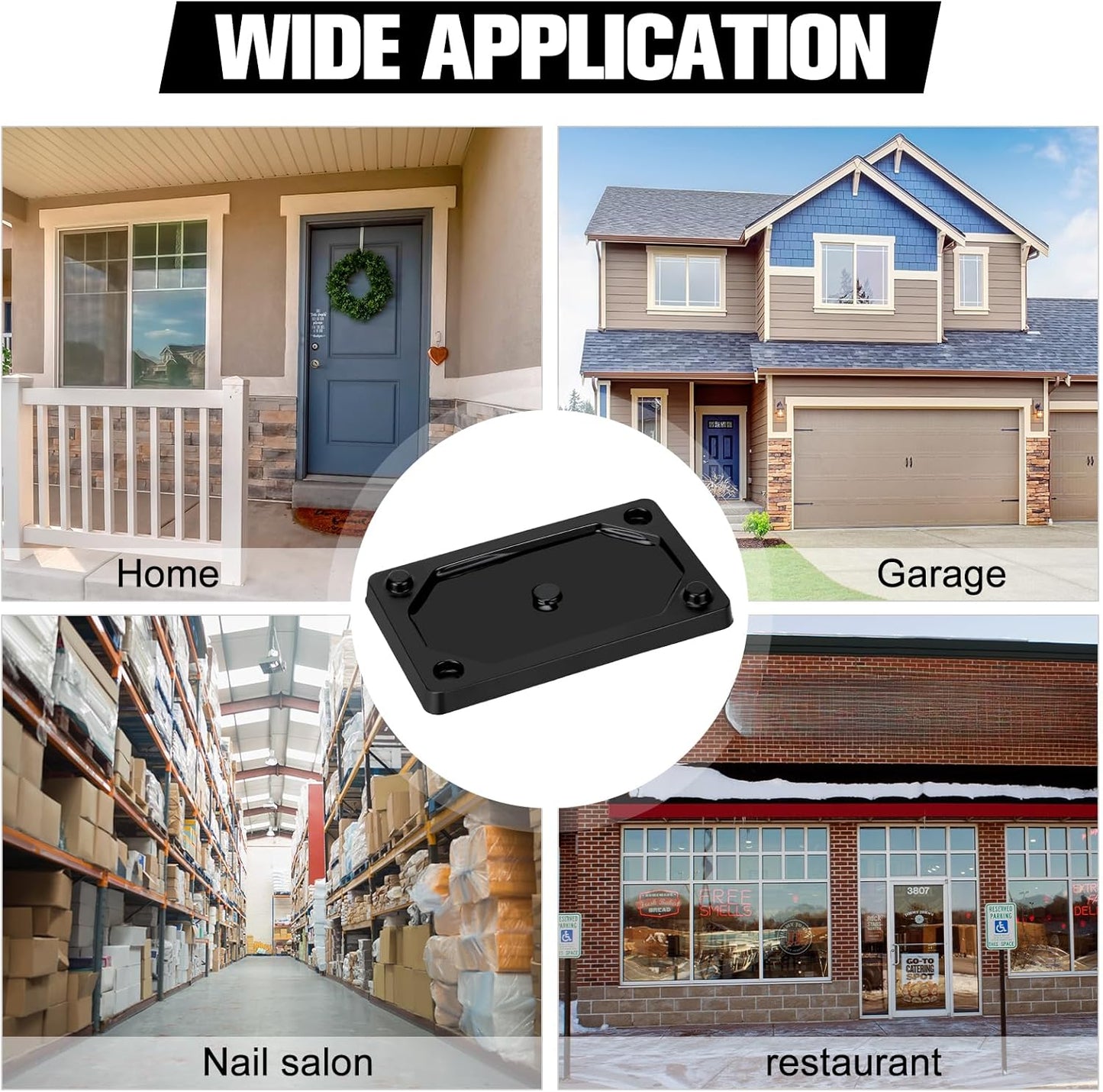 Qualirey 24 Pieces Mouse and Insect Glue Traps Baited Sticky Plastic Boards for House Rodents Heavier Adhesive Traps with Nontoxic Glue for Insects, Ready to Use, Pet Children Safe