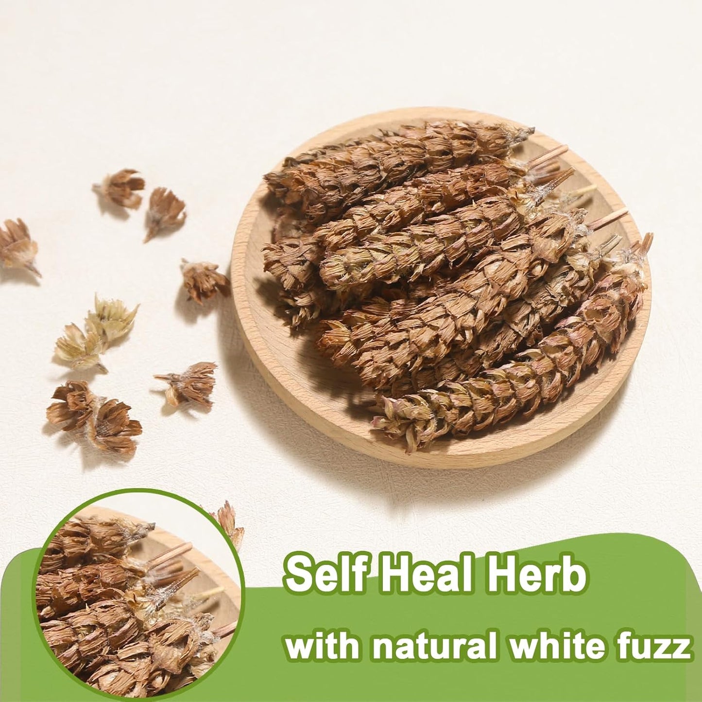 TEARELAE - Self Heal Herb - Natural Prunella Vulgaris, 2oz/56g - Whole Dried Xia Ku Cao - Sun-Dried, No Additives, Non-GMO, Caffeine-Free