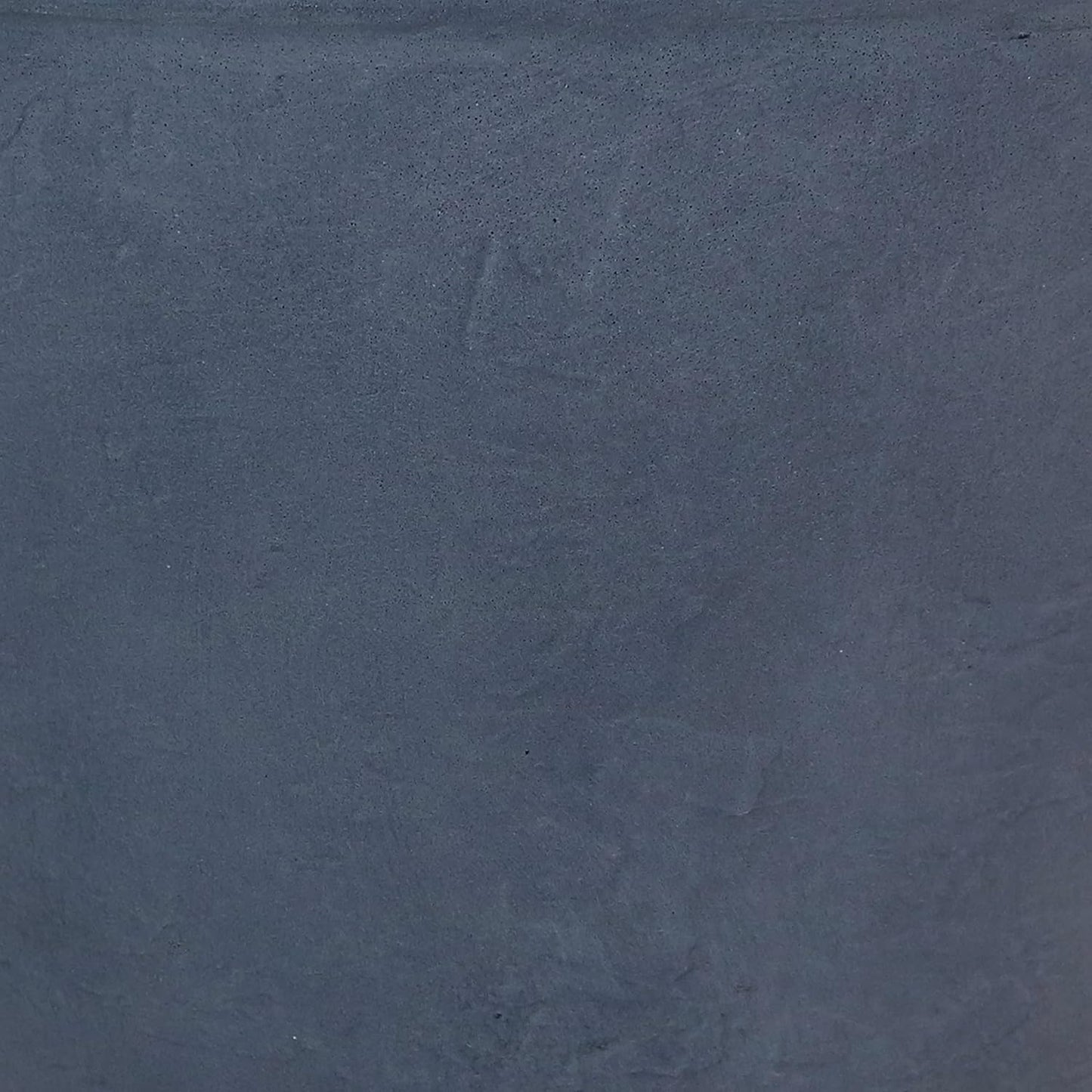 Sunnydaze 20-Inch Anjelica Large Plastic Pot for Plants - Outdoor Polyresin Round Planter with Drillable Drainage Holes - Slate - 2pk