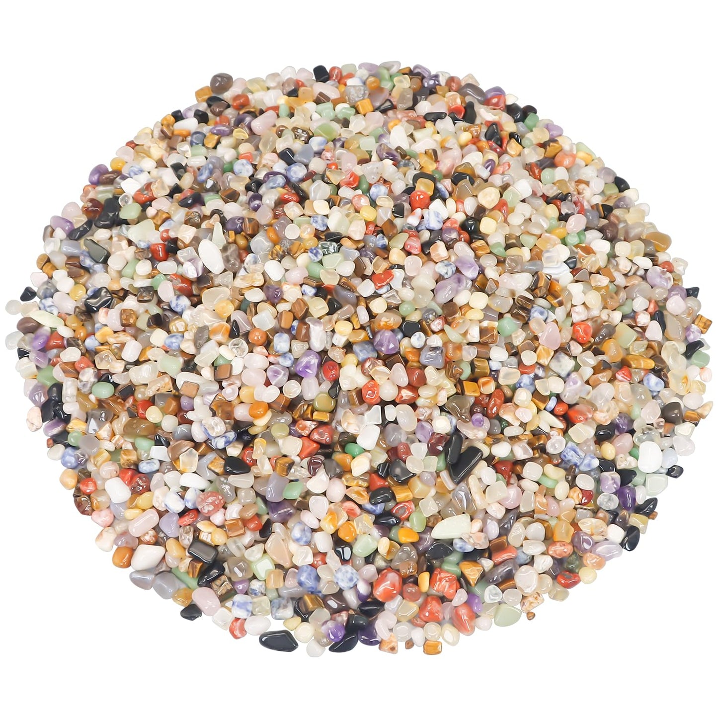 Vase Filler,Landscaping Pebbles, River Rocks Decorative Ornamental Pebbles, DIY Smoothed Rocks for Potted Plant Resin Art Vase Fillers Aquarium Gravel Rocks (Mixed Color, 10 Pounds)