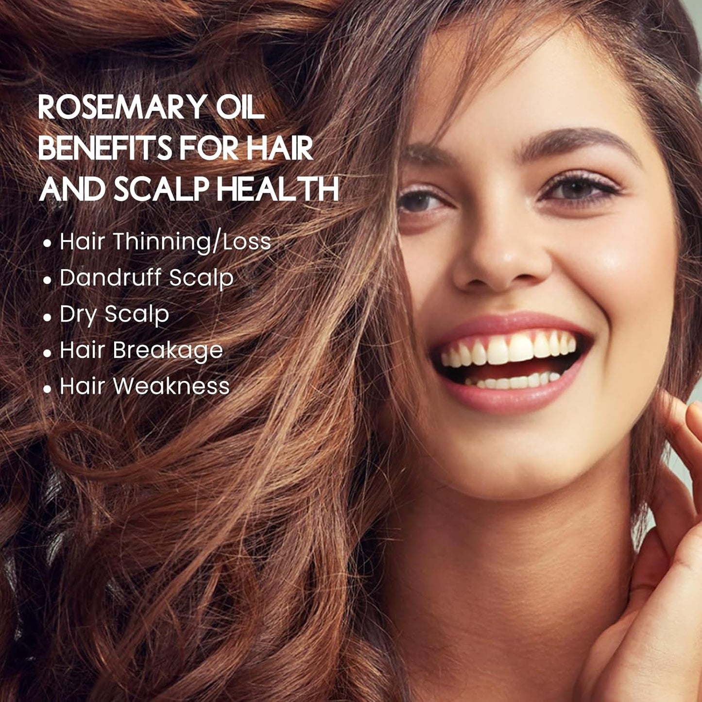 Rosemary Oil for Hair Growth - 100% Natural Aromatherapy Oil for Beauty DIY Home Care - 100% Pure Rosemary Essential Oil 4 Oz