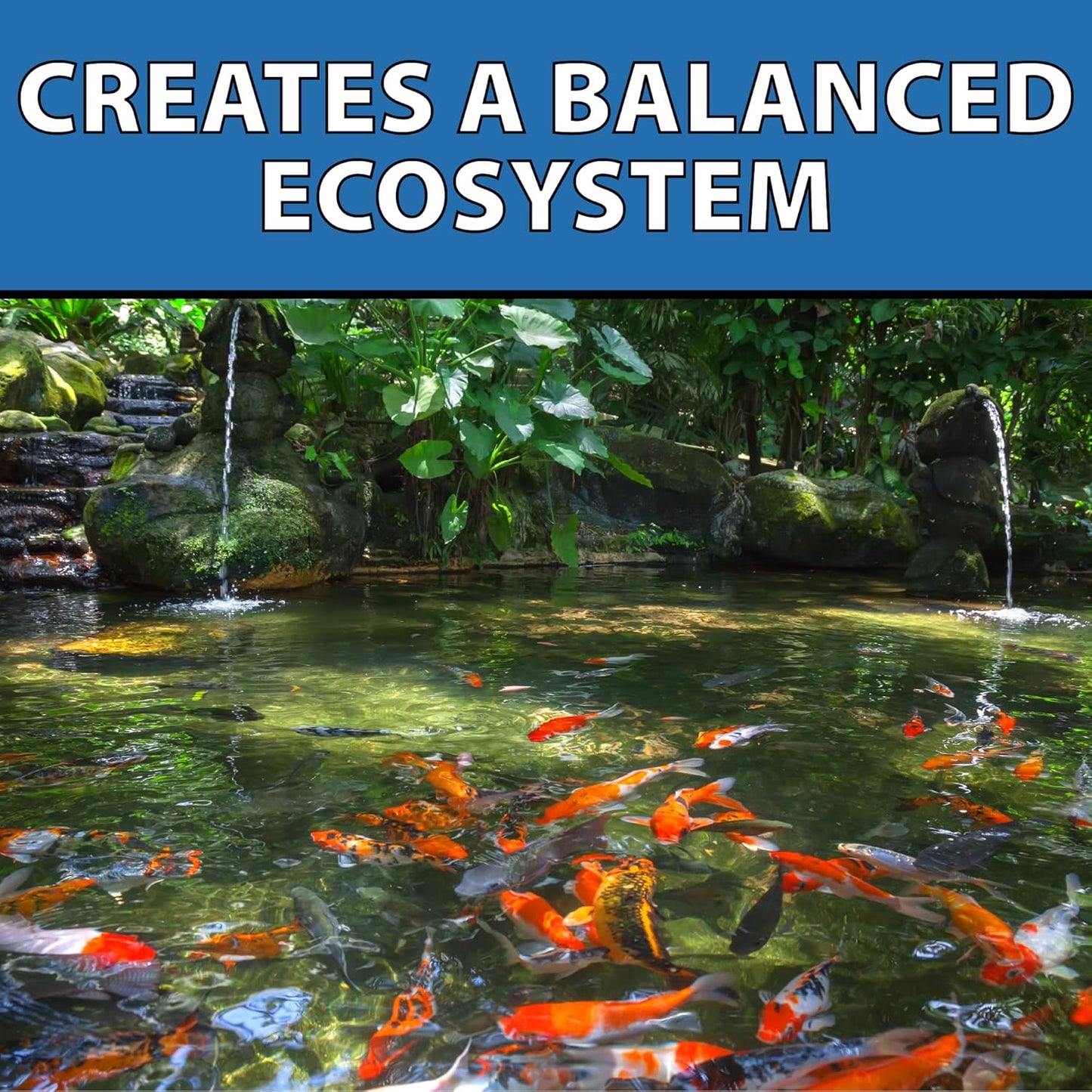 CrystalClear Barley Extract Water Garden & Fountain Clarifier, Natural Liquid Concentrate to Treat Cloudy Ponds, Koi Fish, Plant & Pet Safe, 1 Gallon