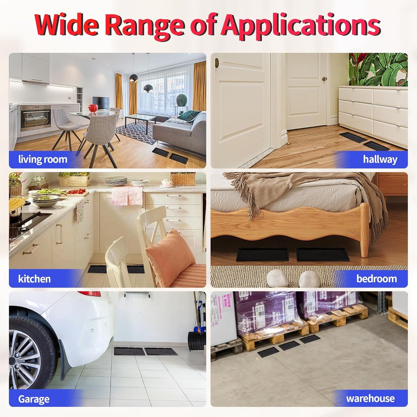 LULUCATCH Glue Mouse Traps Indoor for Home 24 Pack, Pre-Baited Sticky Plastic Glue Boards for House, Snake, Lizard, Insect, Mice, Rats & Spider Traps, Pet Safe Pest Control