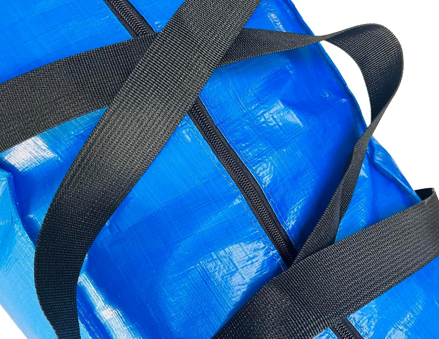 Extra Large Storage Bags, Jumbo Moving Tent Storage Bags, Waterproof Foldable Big Turquoise XXL Duffle Bag for Travel, 42x23x13.5inch - 4PACK