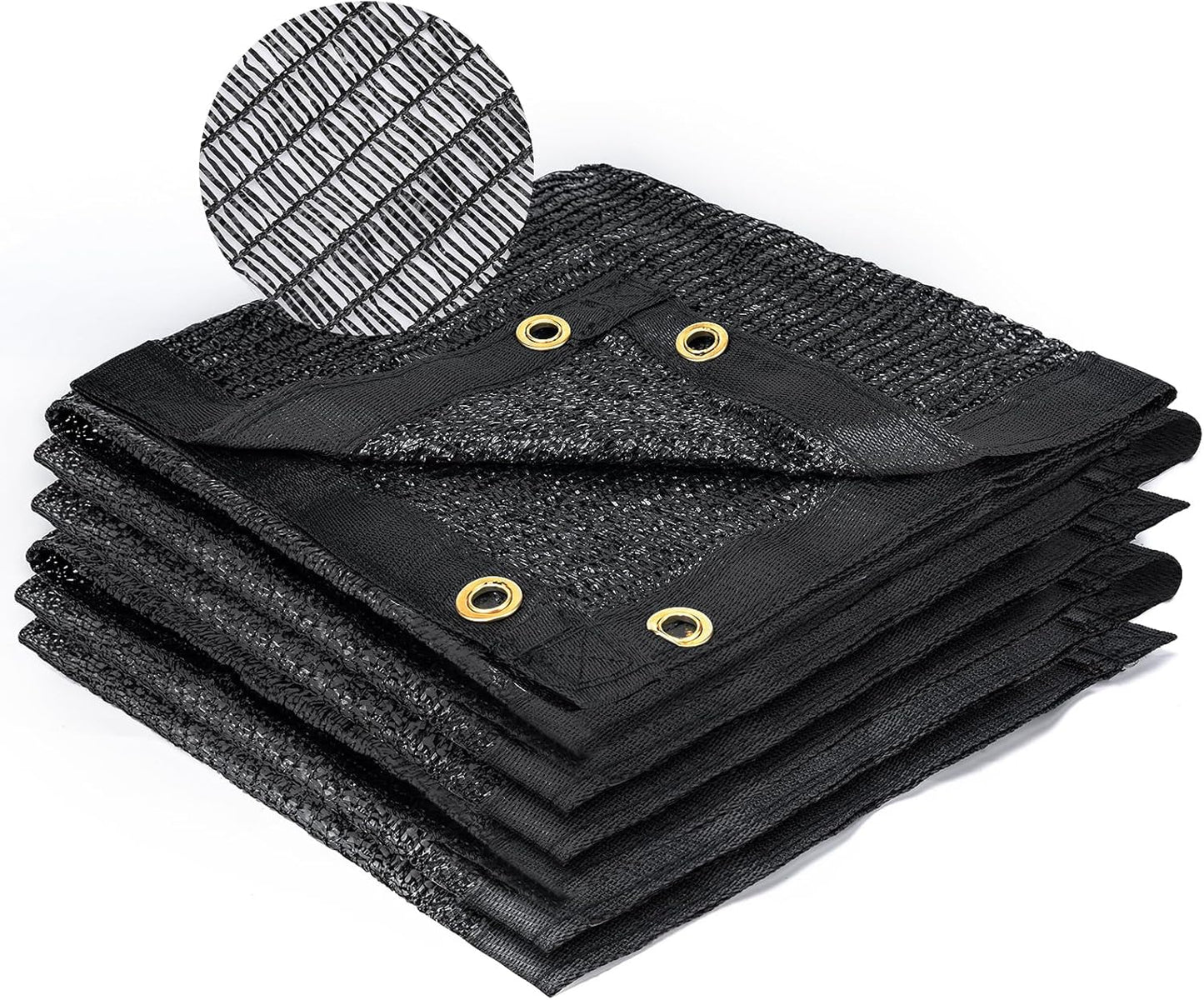 Kesfitt Garden 40% Shade Cloth, Resistant Sun Shade Net 6.5x10FT Mesh Tarp with HDPE Material and Reinforced Grommets Shade Trap for Greenhouse, Plant, Pergola, and Backyard Patio Sunshade