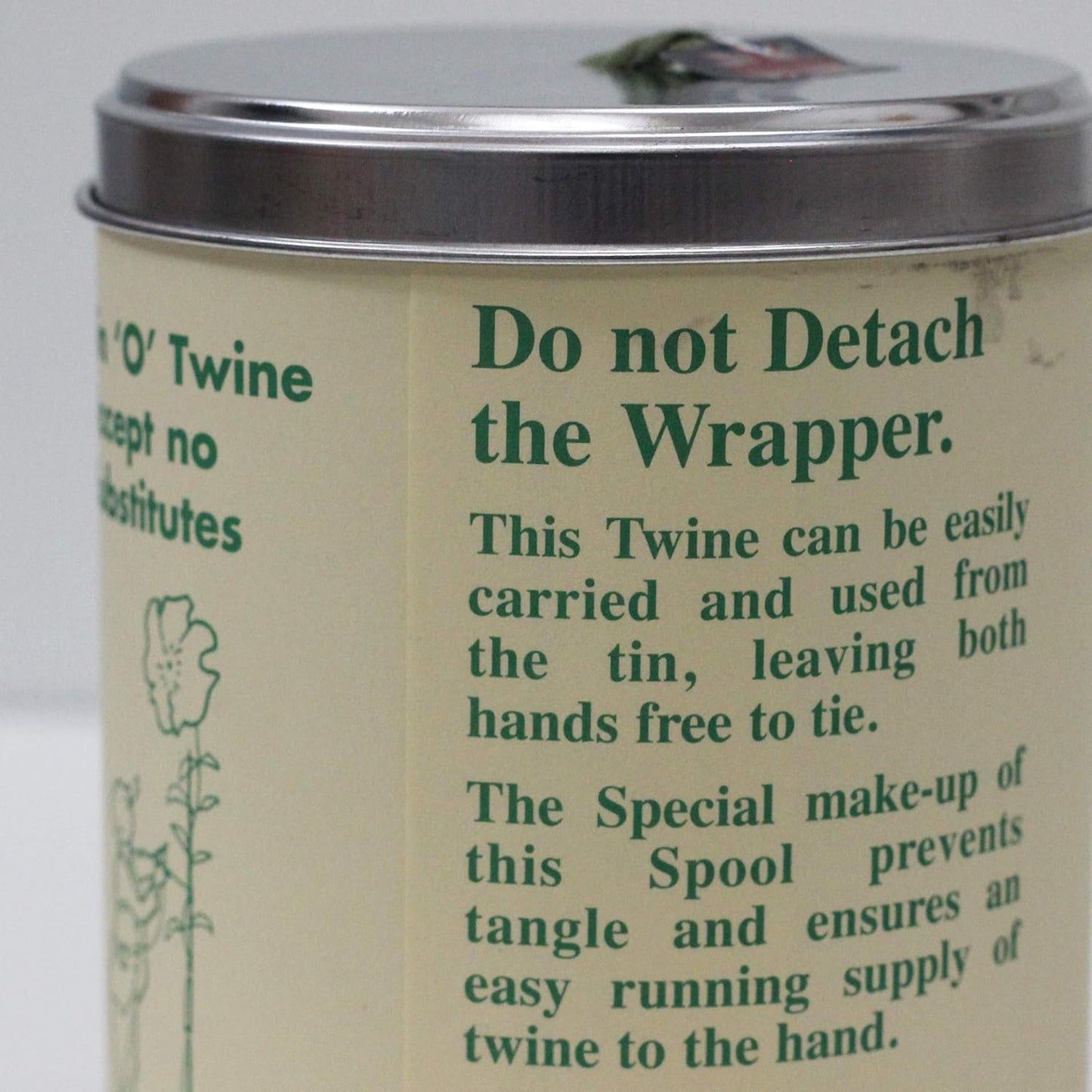 NUTSCENE Iconic Tin (Tin ‘O’ Twine) with Their Heritage Scottish Jute Twine and Hole in Top for Easy Dispensing. 14 Colors to Choose from. 164 Yards. Turquoise (Marine Blue)