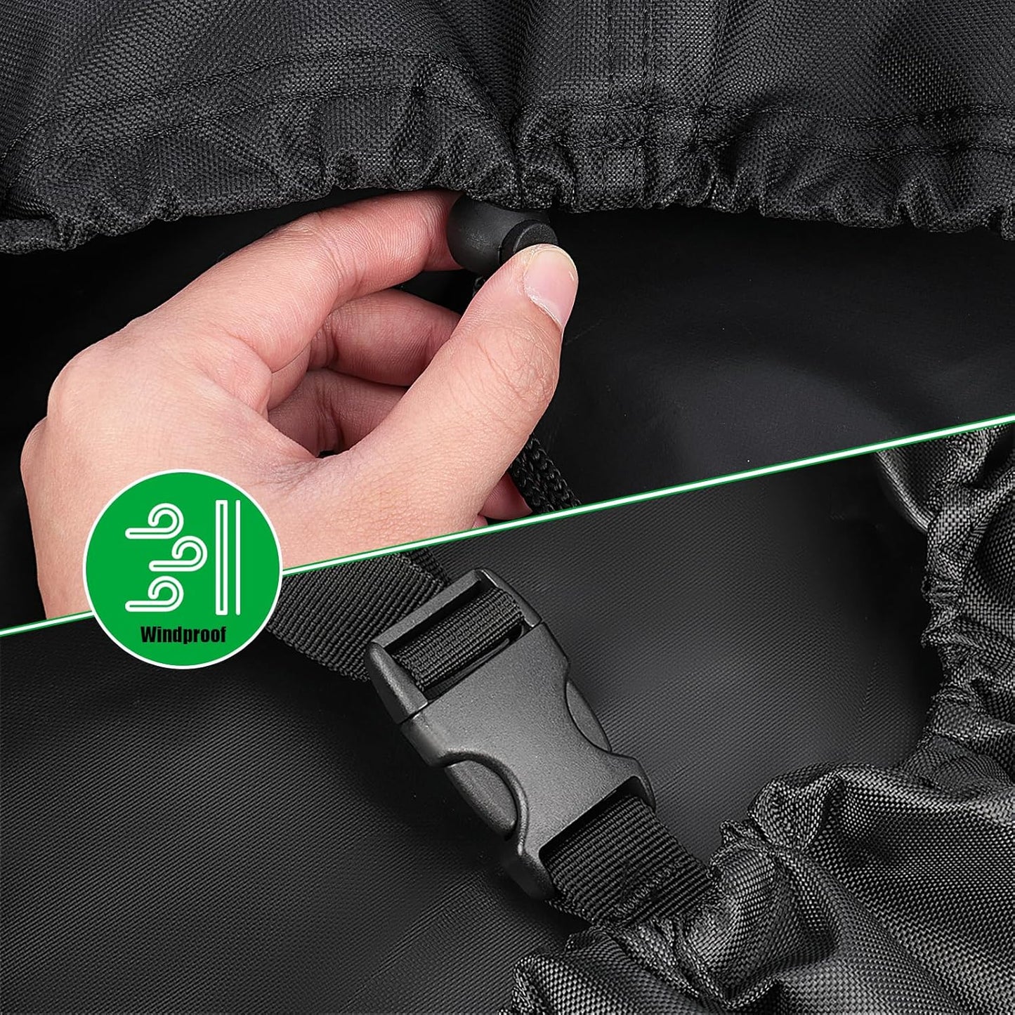 Outdoor Prep Table Cover, 36 x 30 x 35 Inch Waterproof Stainless Steel Prep Cart Table Cover for Outdoor Kitchen Grill Cart Pizza Oven