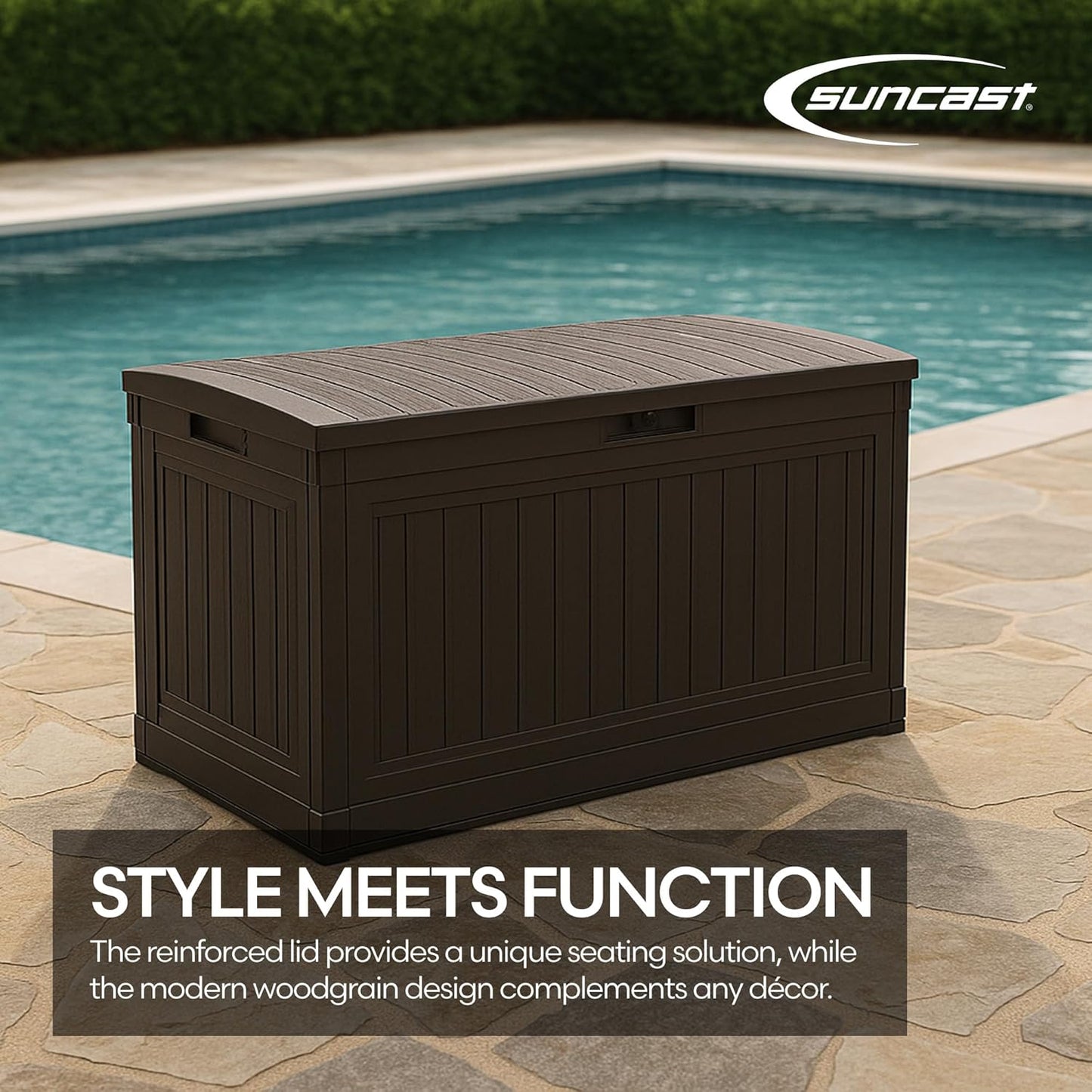 Suncast 80 GAL. LARGE DECK BOX, BMDB1080J