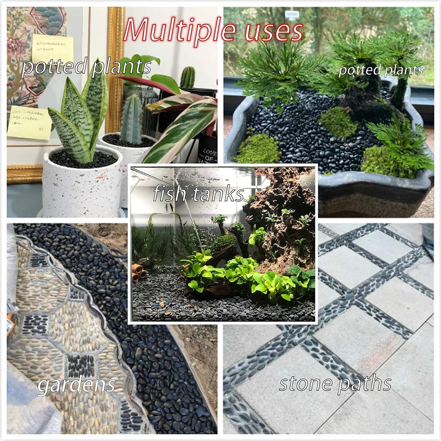 Hand Picked Miniature Painted Rocks, Smooth Pebbles for Craft Petroglyphs, Home Decor, Painting Activities 0.4-1.0 inch Natural River Small Rocks, Suitable for DIY Projects 200pcs