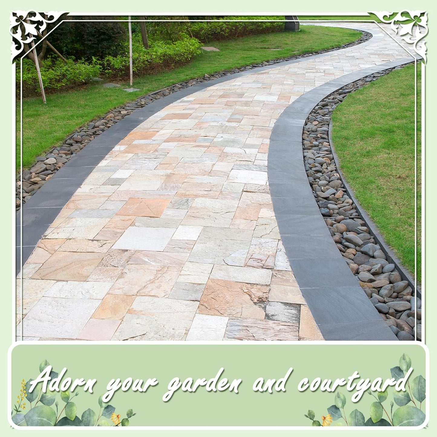 11LB Stones Pebbles River Rocks, 100% Natural Hand-Picked Premium Decorative Pebbles, Ideal for Garden Landscaping, Home Decor, Aquariums, Painting, Crafting and Gifts, Green