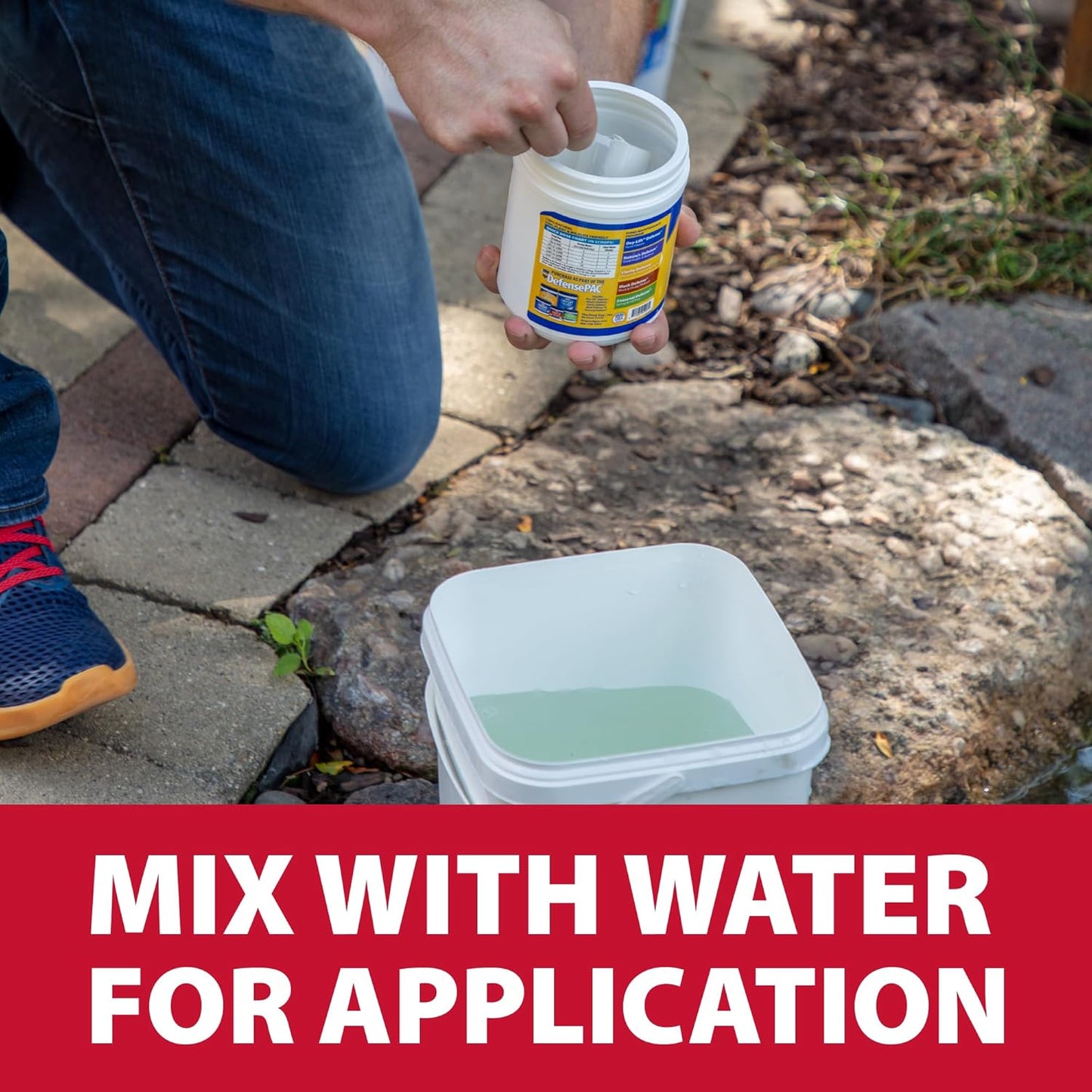 The Pond Guy Clarity Defense Water Garden Flocculant, Clear Cloudy Water, Stimulate Beneficial Microbe Growth, Fish, Plant & Animal Safe, 1.5 lbs