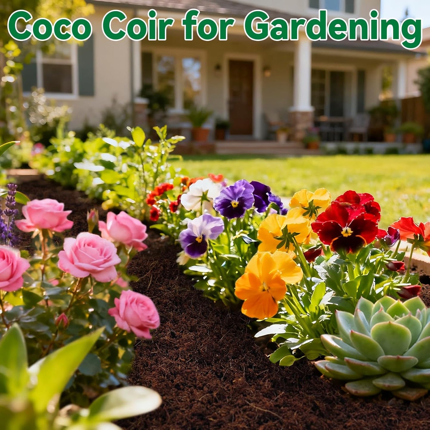 ZeeDix 8 Pack Coco Coir Brick (11.2lbs), 100% Organic Coconut Coir for Garden Soil & Potting Mix, Low EC and pH Balance, Compressed Coconut Husk Fiber for Seed Starter Soil for Indoor Outdoor Plants