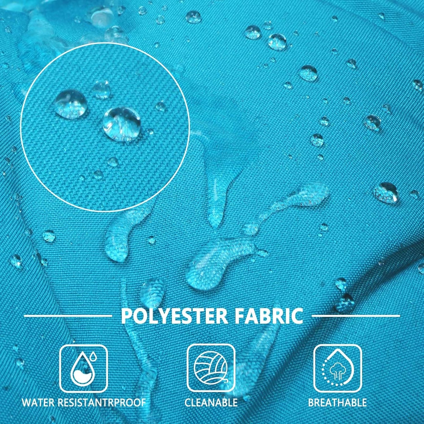 Outdoor Swing Cushions,Waterproof Swing Cushions 3 Seater Replacement with Backrest,Outdoor Thickened Bench Cushion with Ties for Porch,Patio,Backyard,Garden (Lake Blue 60 * 40 in)