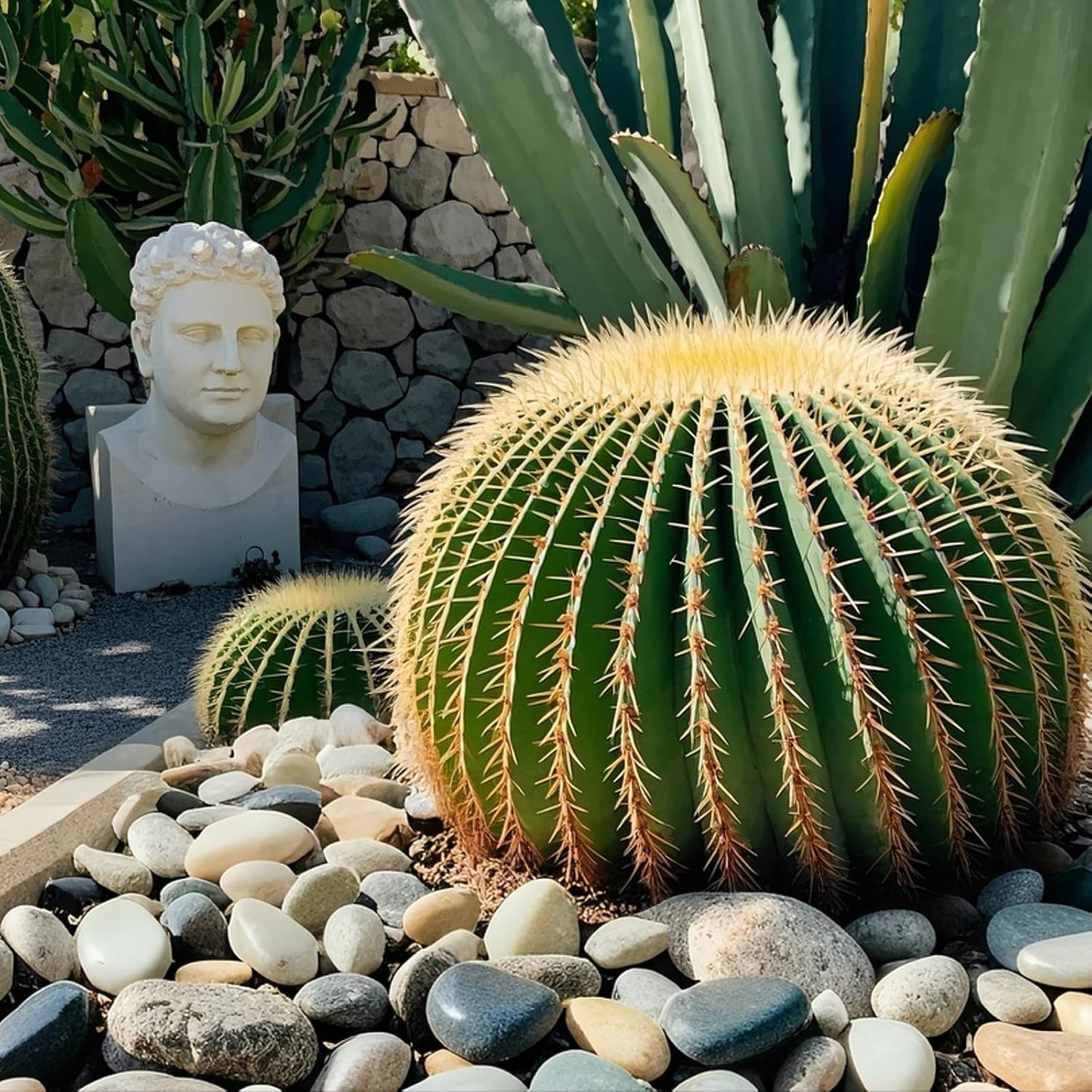 Pebbles for Plants, 5lbs Colorful Pebbles 1-2 Inch Decorative River Rocks for Indoor Planters, High Polished Stones for Vase Filler Fish Tank Landscaping Garden