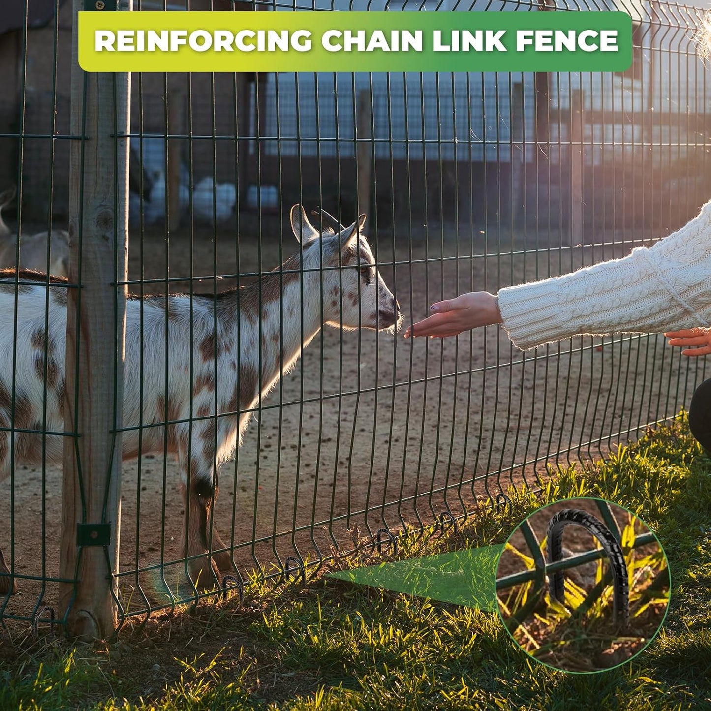 12 inches Ground Stakes 36-Pack J Hook Rebar 5/16" Diameter Tent Stakes Heavy Duty Metal Stake for Outdoor Decorations, Yard Inflatables and Chain Link Fence