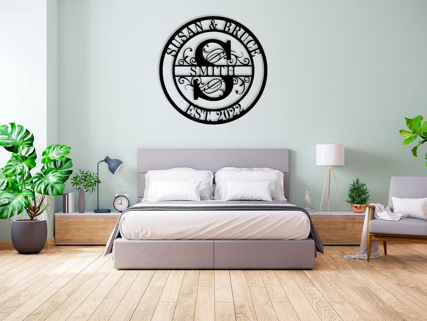 Personalized Christmas Gifts 2025 Custom Wedding Anniversary Sign Personalized Family Name Signs Monogram Wall Décor Best Housewarming Gifts