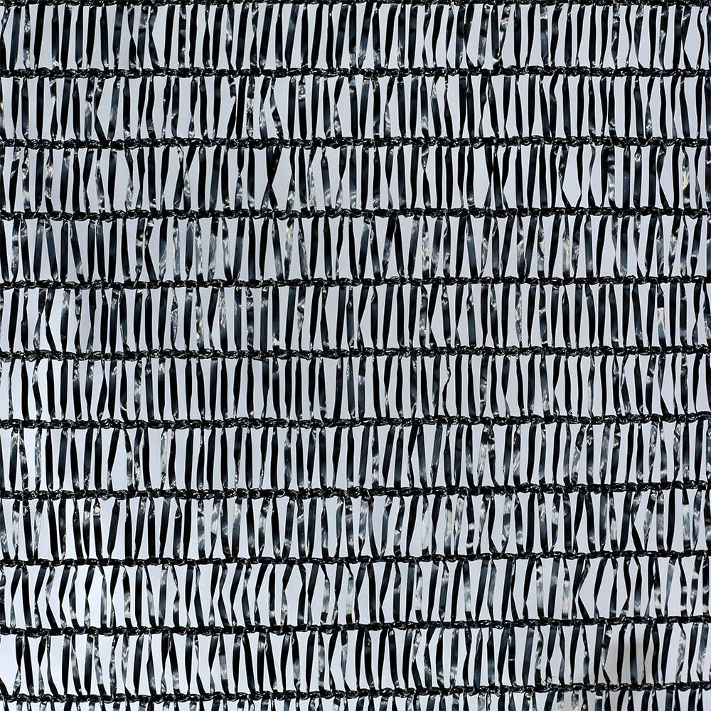 Agfabric 40% Shade Cloth 6.5X 20ft Sun Shade Sunblock Shade Cloth Cover with Clips for Plants, Black