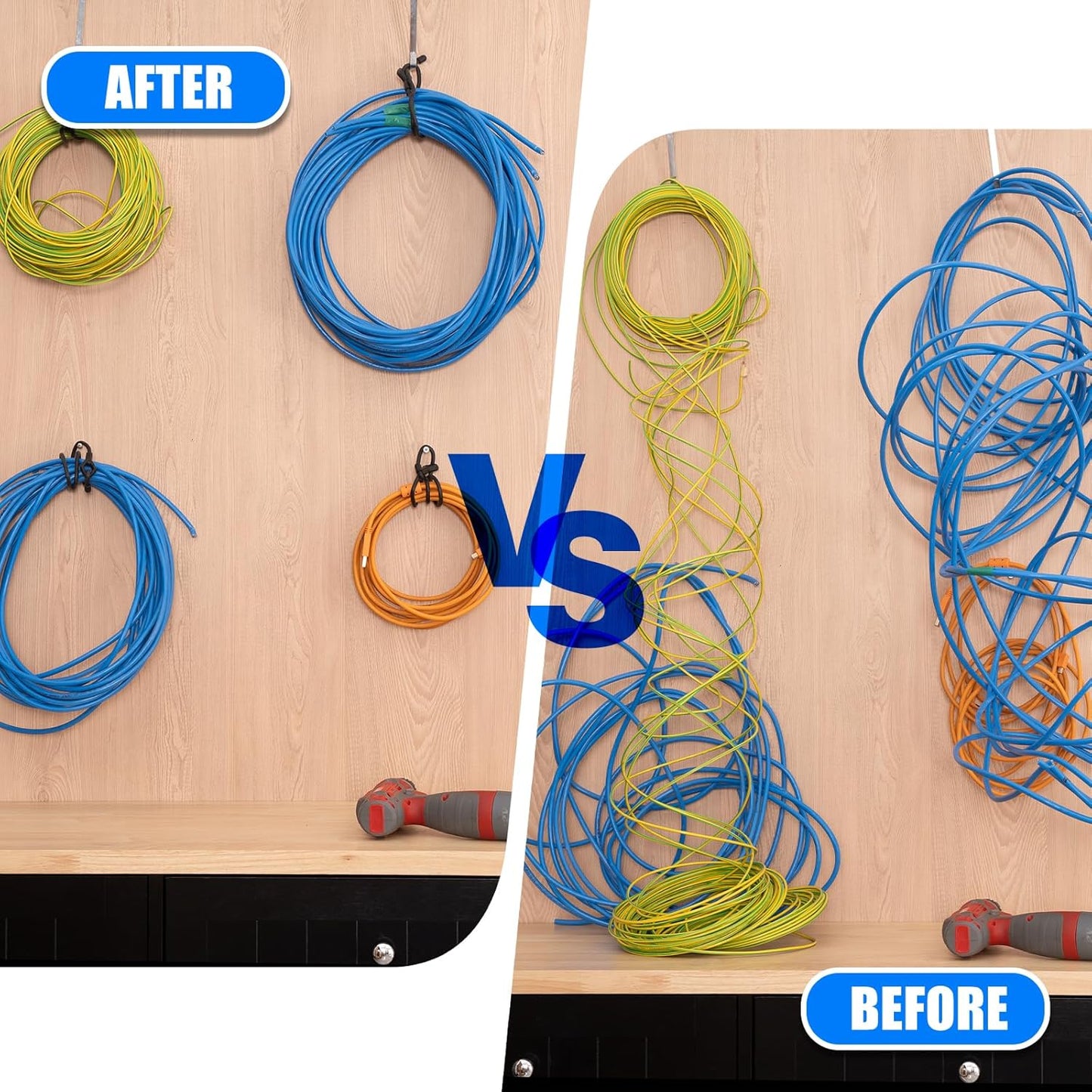 Reusable Rubber Twist Ties - 32-Inch Bendable Heavy Duty, Black Silicone Ties for Bundling and Holding, Indoor/Outdoor Use (8pcs)