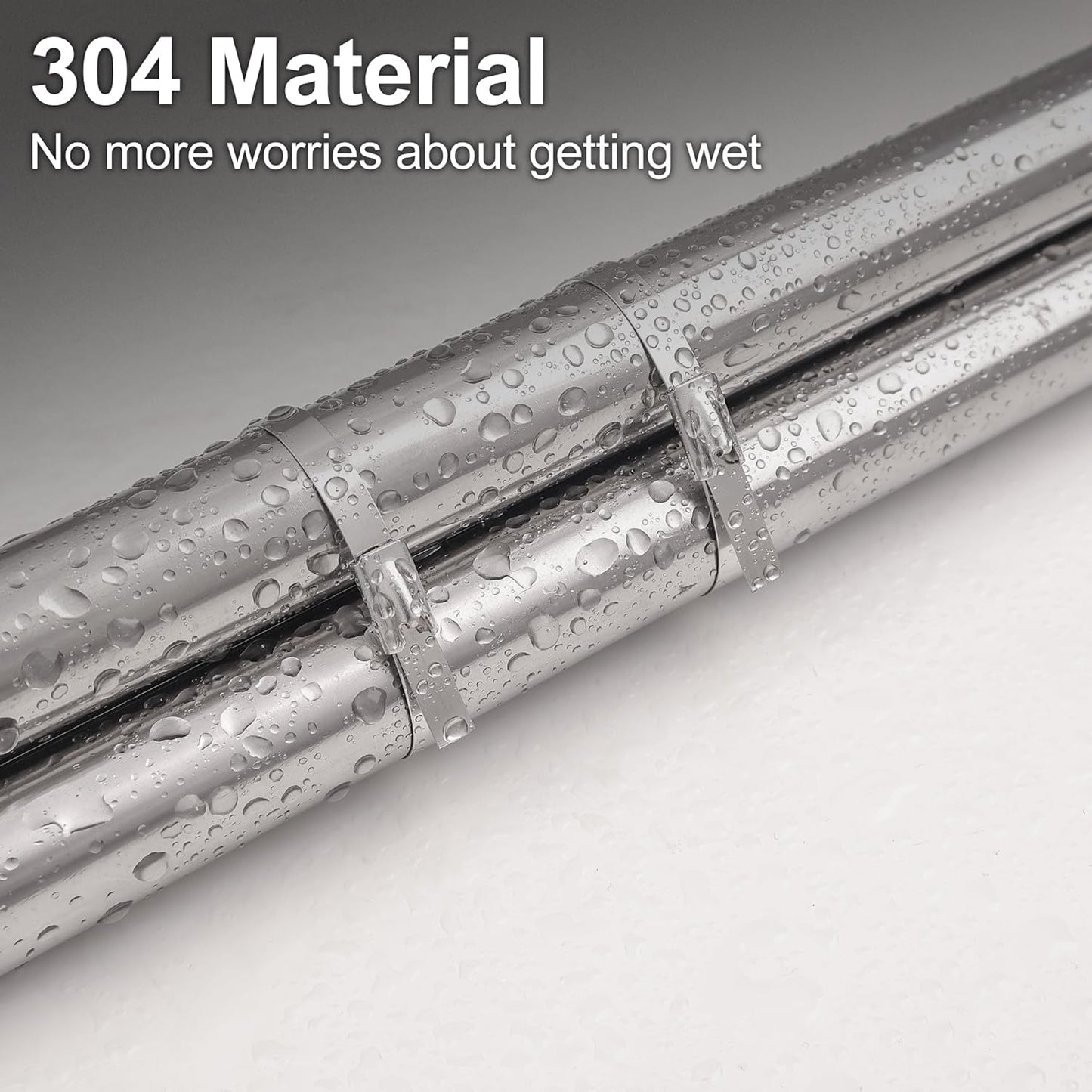 Foneso Metal Zip Ties (7.9 Inch 1000PCS), 304 Stainless Steel Short Zip Ties Multi-Purpose Heavy Duty Self-Locking Cable Ties for machinery, fence, vehicles, farms, cables, pipesas well