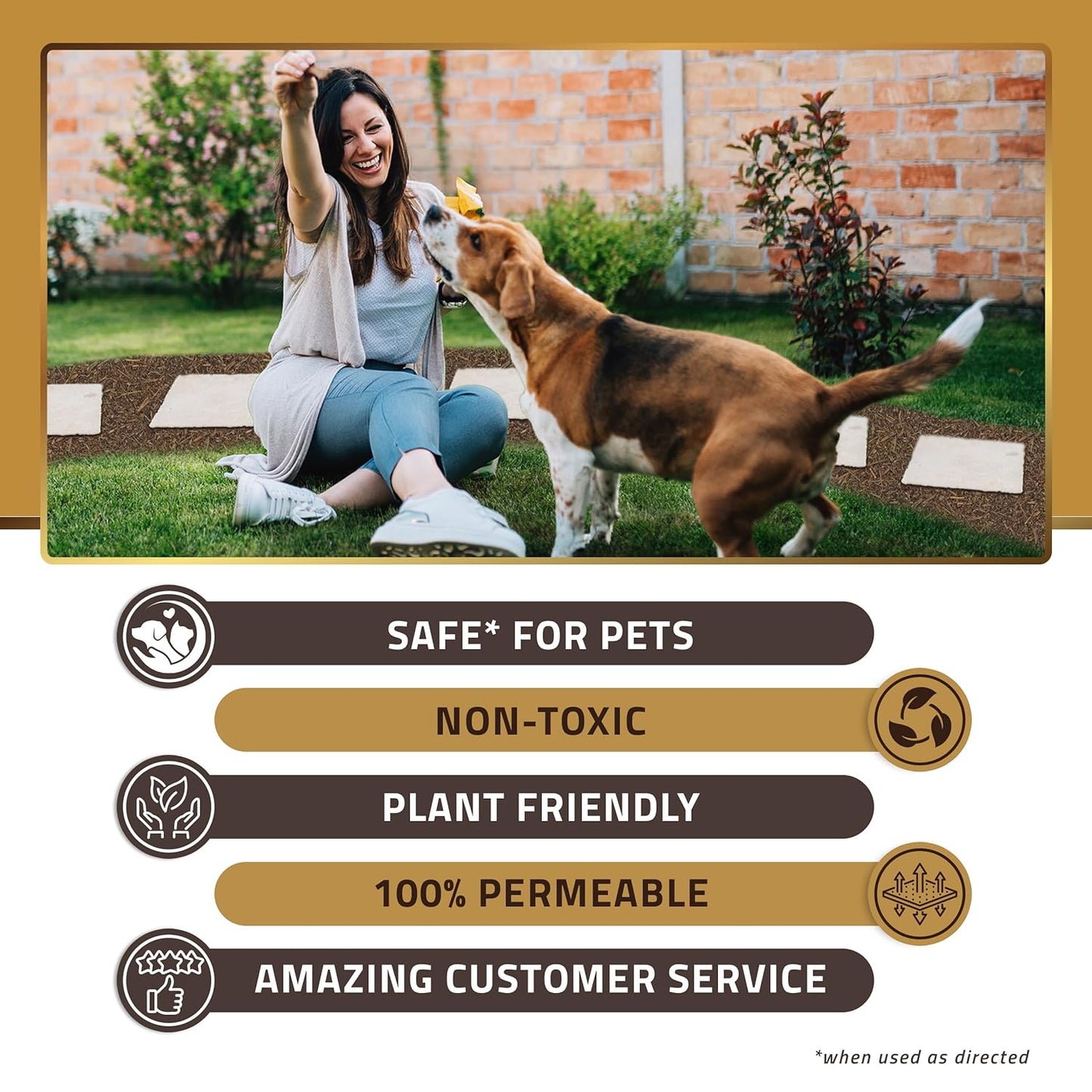 PetraMax Mulch Glue for Landscaping Rocks Max Concentrate, Weed Barrier - Non-Toxic Pea Gravel Binder, Mulch & Rock Glue for Landscaping, Landscape Rock & Gravel Stabilizer - Dries Clear (1 Gal)