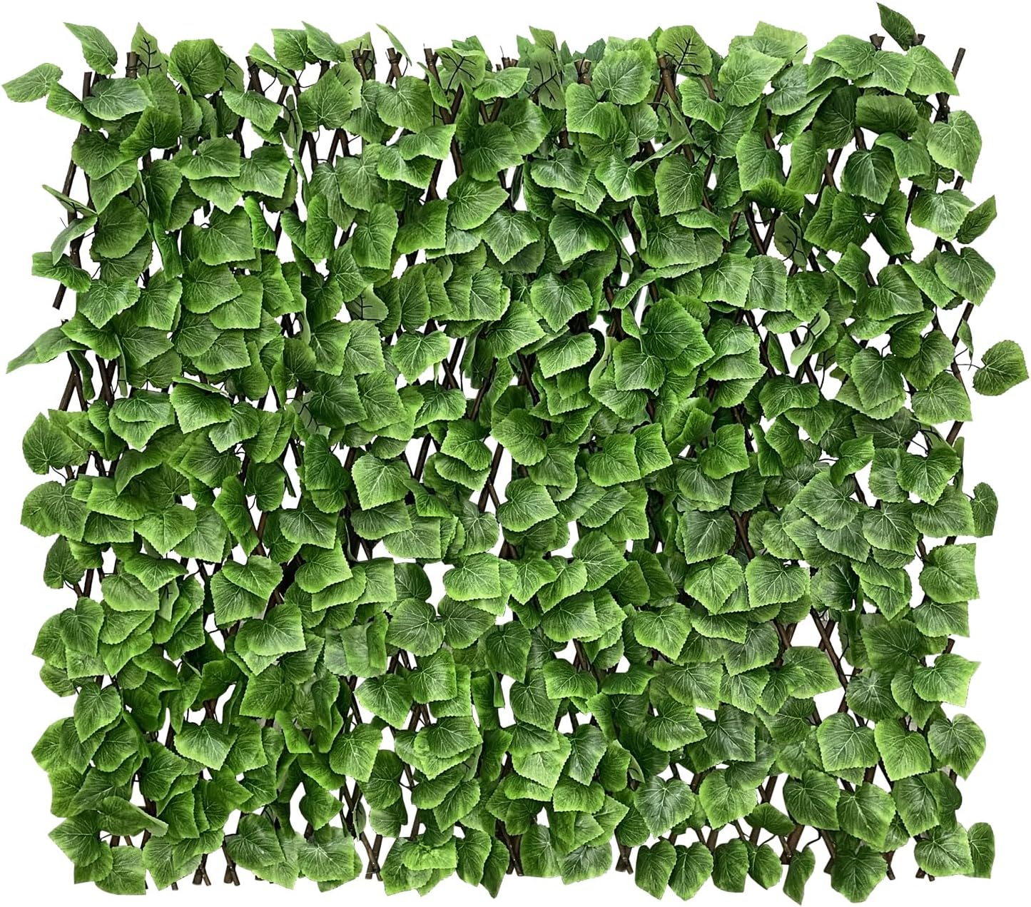 Expandable Fence Privacy Screen for Balcony Patio Outdoor,Decorative Faux Ivy Fencing Panel,Artificial Hedges (Single Sided Leaves)…2