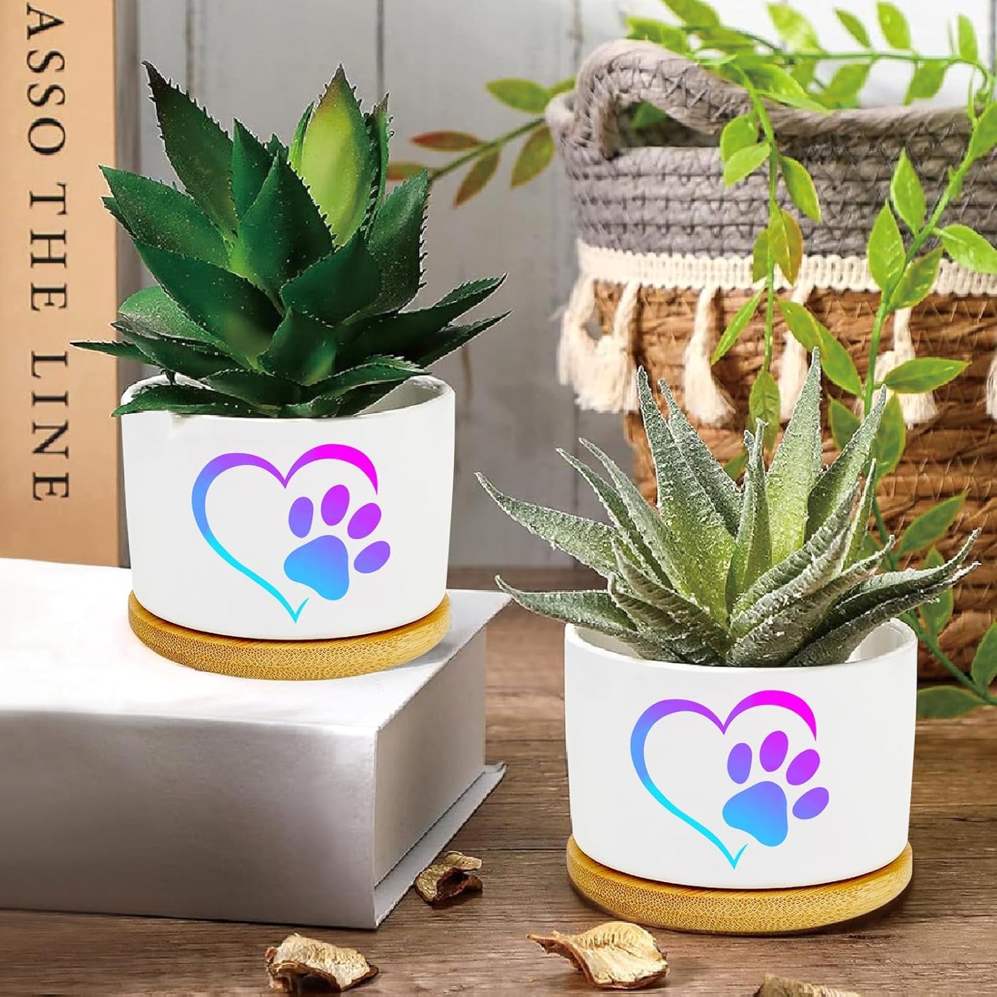 Love Dog Claw Planter Pots,Dog Loves Gifts for Women/Men/Housewarming/Wedding/Festival Birthday Gifts Planter Pots,Outdoors/Indoors,Window Decor,Garden Decor,Yard Decor,Home Decor,Office