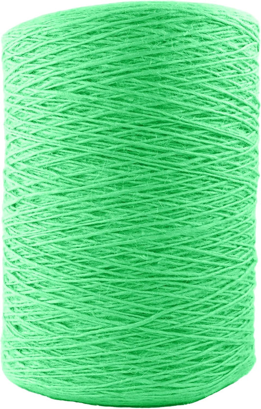 1mm x 5000 Feet Light Green Jute Rope, Twine for Gardening Tomato Climbing Plant Tie Floristry Crafts Gift Wrapping Packing Decor