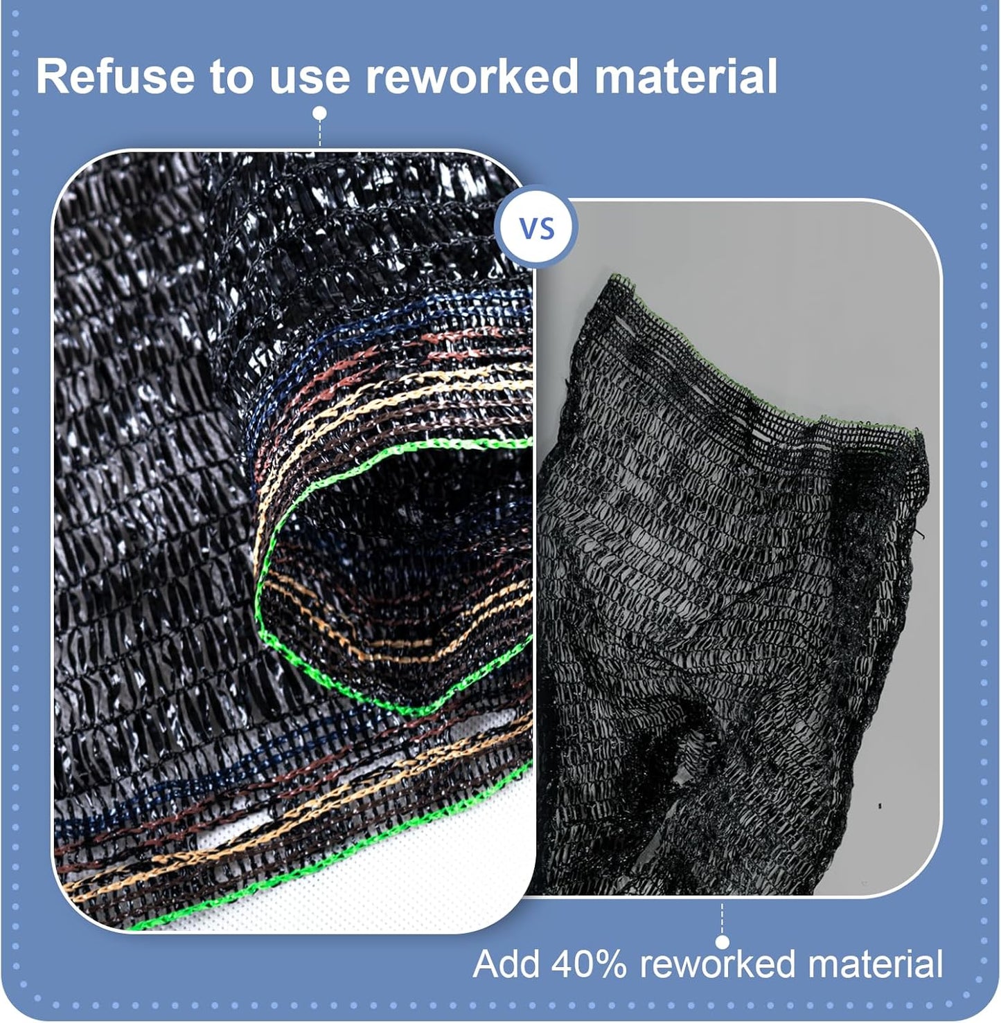 LOVE STORY 8x12FT 55% Black Shade Cloth Sun Shade Net UV Resistant Mesh Tarp Plant Cover Sunblock Net for Garden,Greenhouse,Vegetables,Flowers