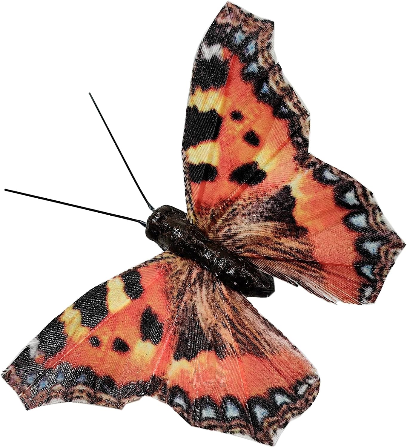 Berfutall-Artificial Feather 3D Butterfly Party Decorations Set of 12 with Clip 6 Color Ornaments for Christmas Tree (YM824)…