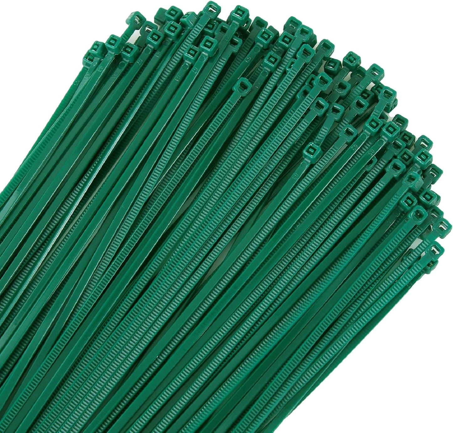 4 inch 3mm Dark Green Nylon Garden Cable Zip Ties Self Locking Cable Ties Twist Ties, Multi-Purpose Cable Tie(100 Pcs)