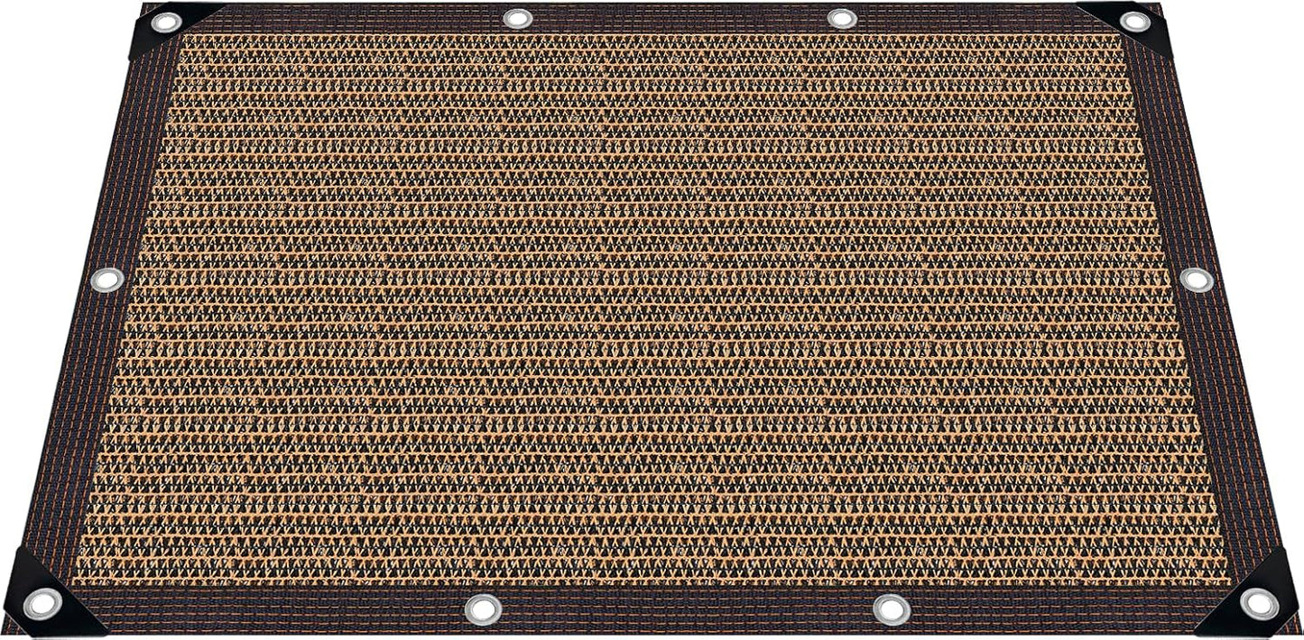 Shade Cloth for Garden,80% Mesh Tarp with Grommets Shade Cloth for Greenhouse,Patio,Vegetables,Plants Cover and Chicken Coops,Coffee Shade Net for Outdoor Garden