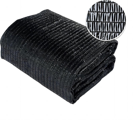 Agfabric 30% Sun-Block Shade Cloth 6x8ft Net Mesh Shade with Clips for Garden Patio&Plants, Black