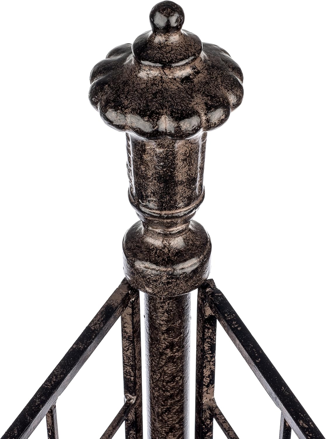 H Potter Metal Garden Screen Trellis for Climbing Plants for Privacy Garden Flowers Vines Roses Clematis