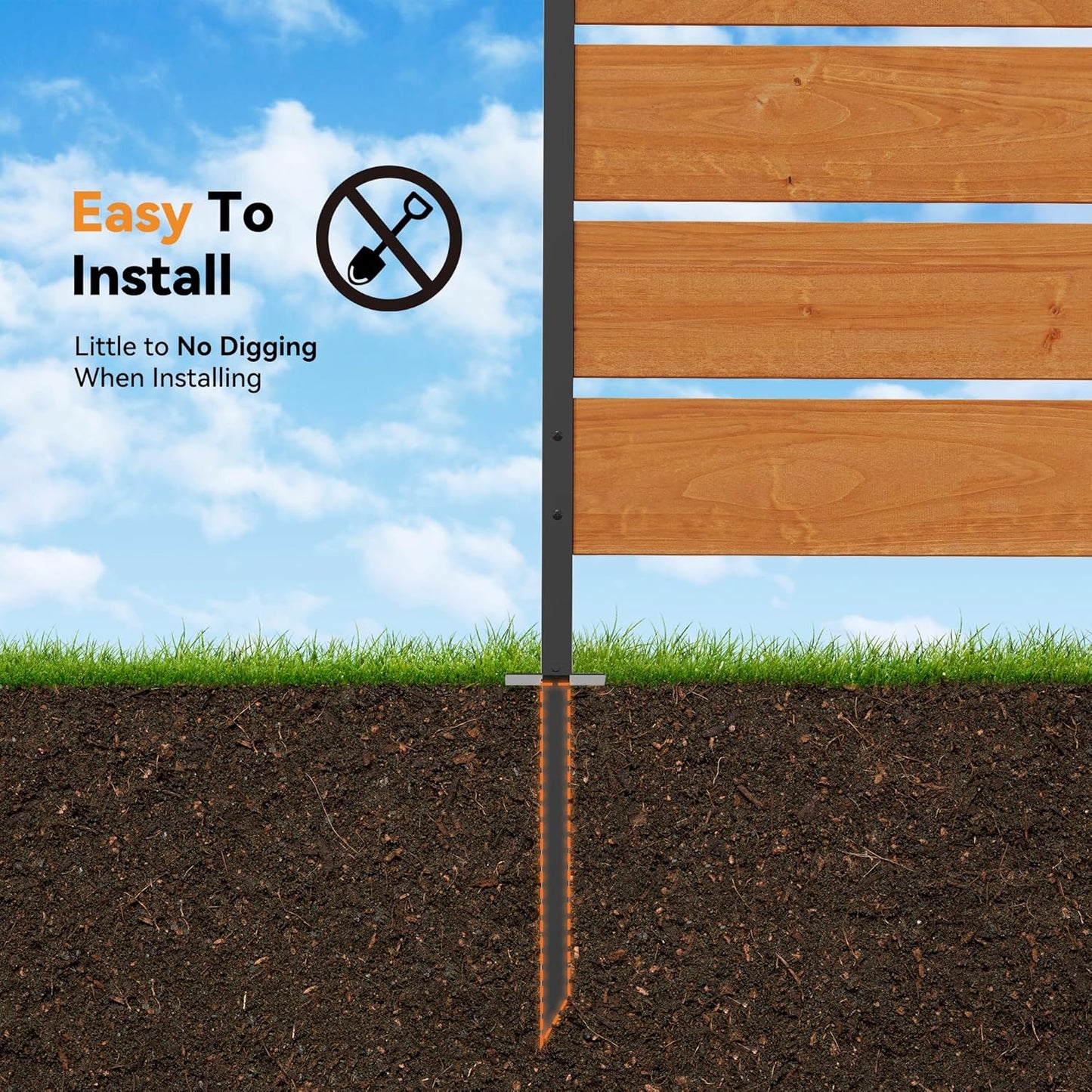 Modern Shade 5' x 3' Wood Privacy Fence Screen (2 Panel) Natural Cedar Wood, Outdoor Privacy Fence Panel for Deck Balcony, Conceals Trash Cans Air Conditioner, Ultimate Fence Privacy Screen