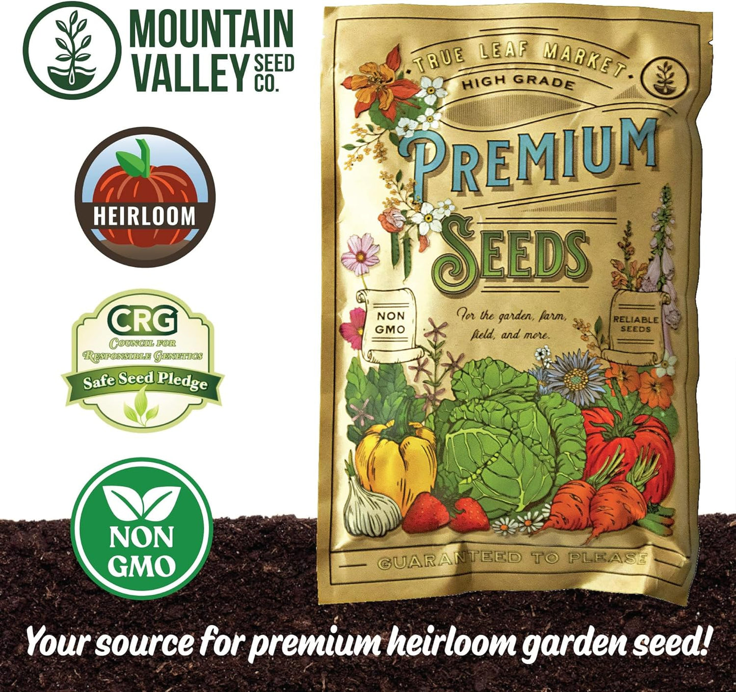Wildflower Seeds Bulk - Meadow Wildflower Seed Mix, 5 Lbs Bulk, Annual & Perennial Wildflowers Seeds for Planting, Wild Flower & Grass Garden Mixture, Mountain Valley Seed Company