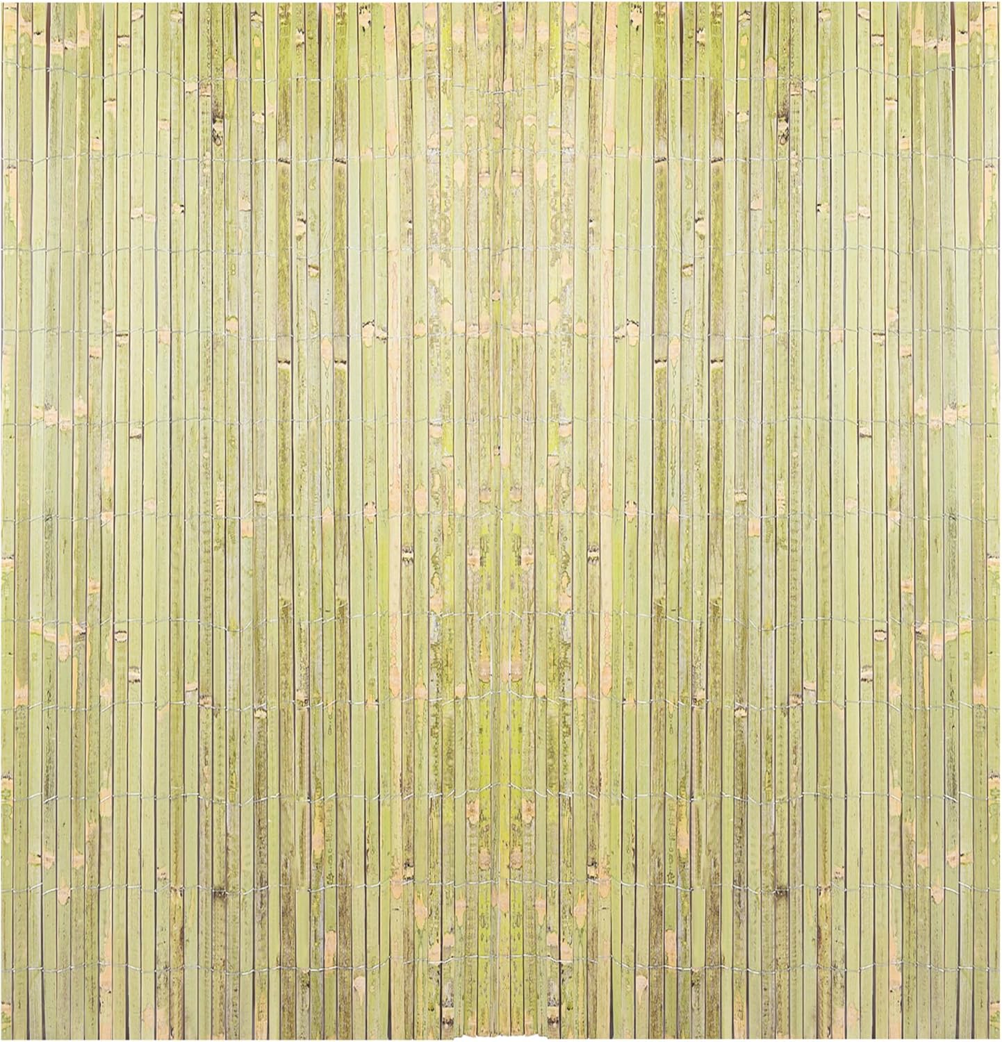 Bamboo Slat Fence 6ft x 13ft, Natural Split Bamboo Fencing, Privacy Screen 6 Feet High Outdoor, Privacy Fence for Garden, Divider, Balcony, Pool